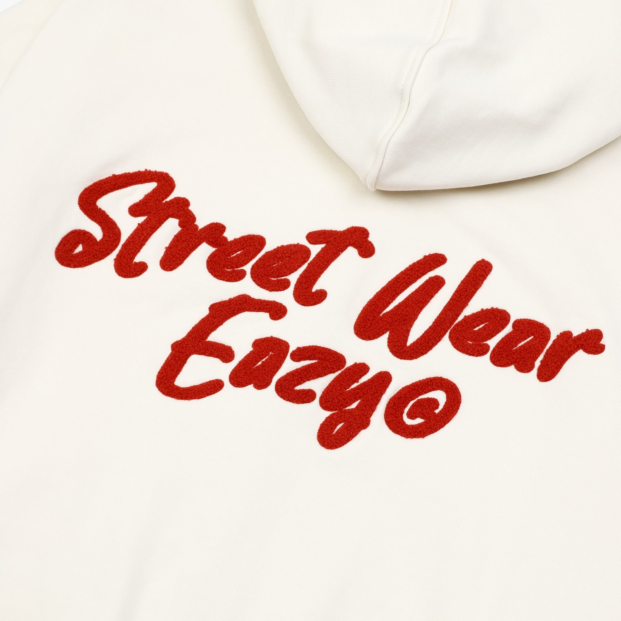 SWE SIGNATURE ZIP HOODIE - CREAM