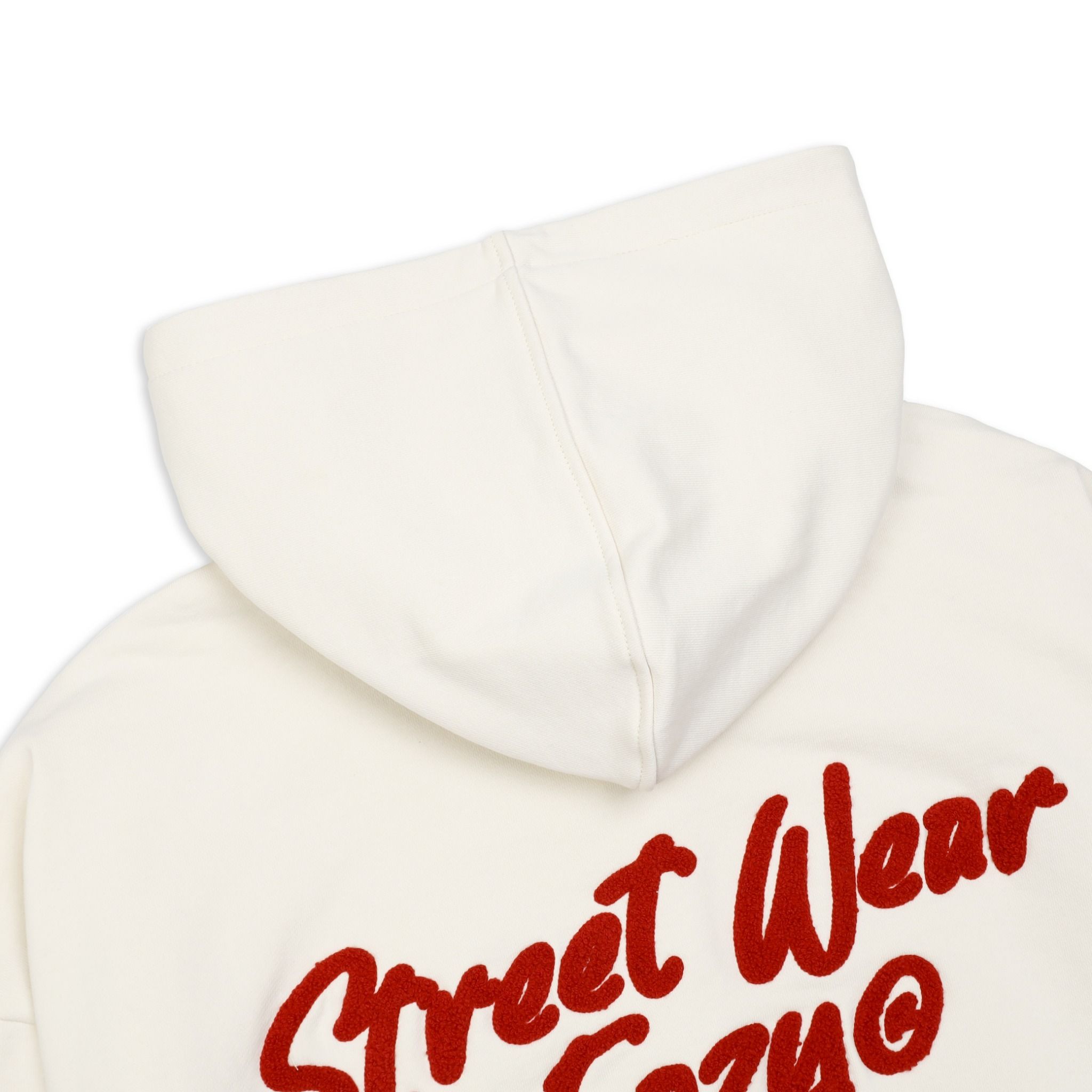 SWE SIGNATURE ZIP HOODIE - CREAM