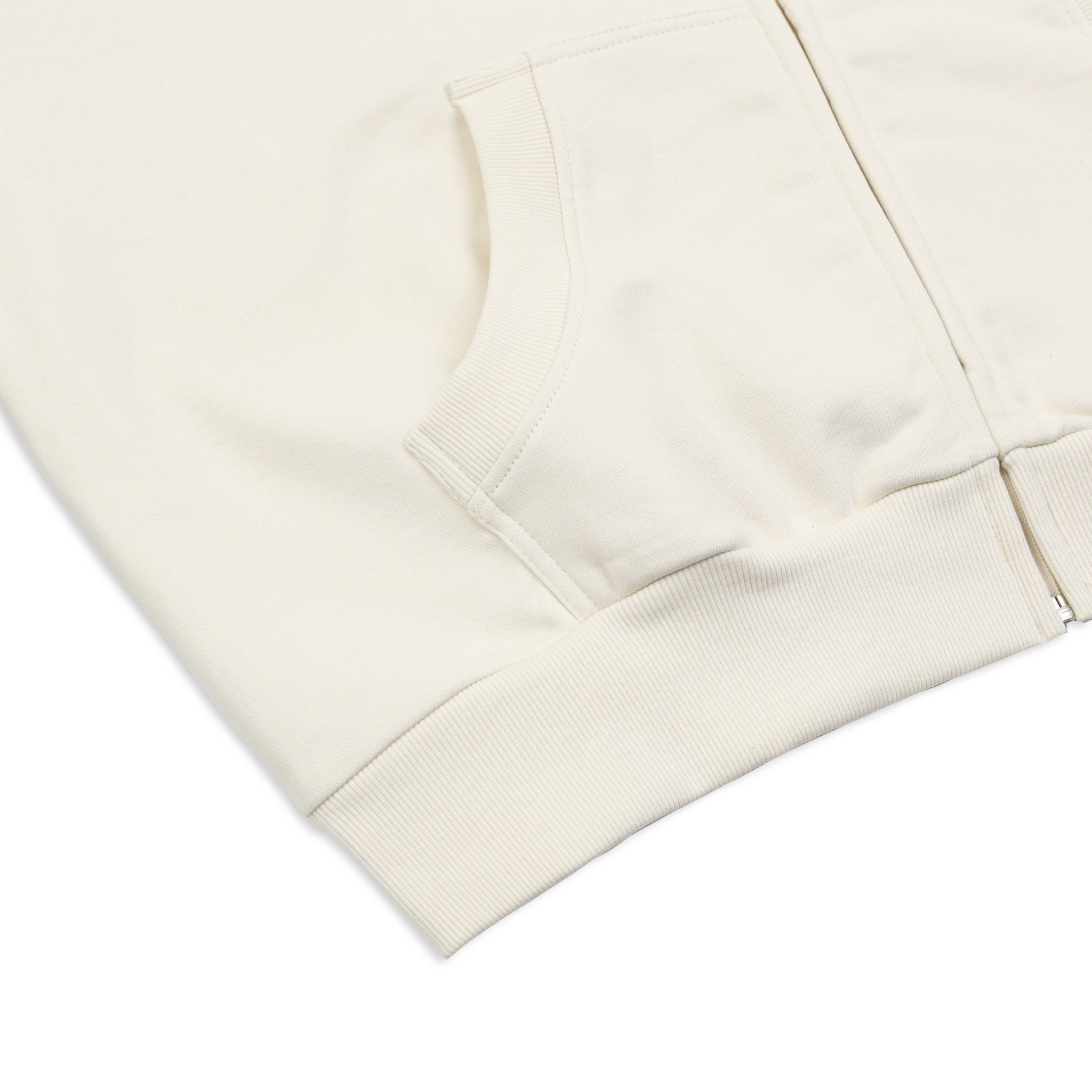 SWE SIGNATURE ZIP HOODIE - CREAM