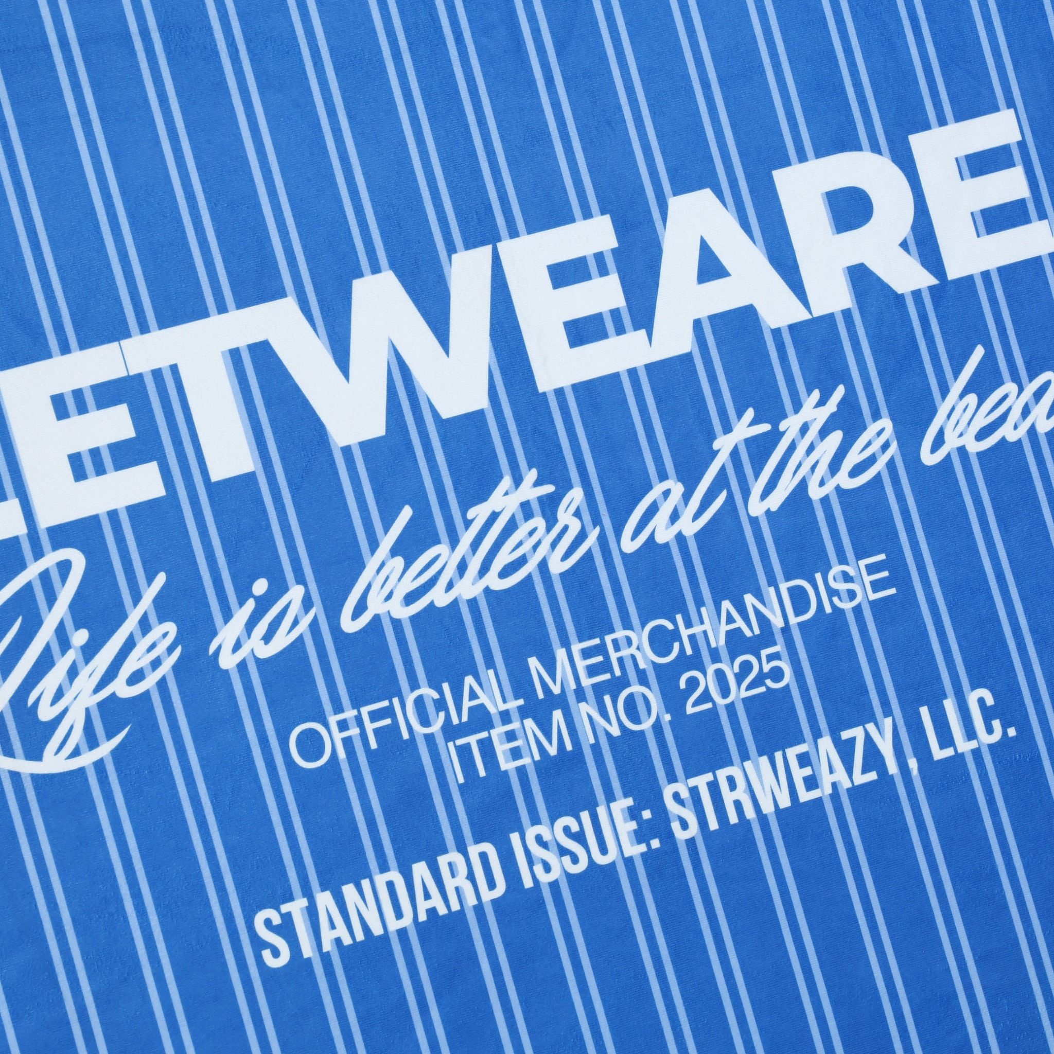 SWE BEACH TOWEL - BLUE
