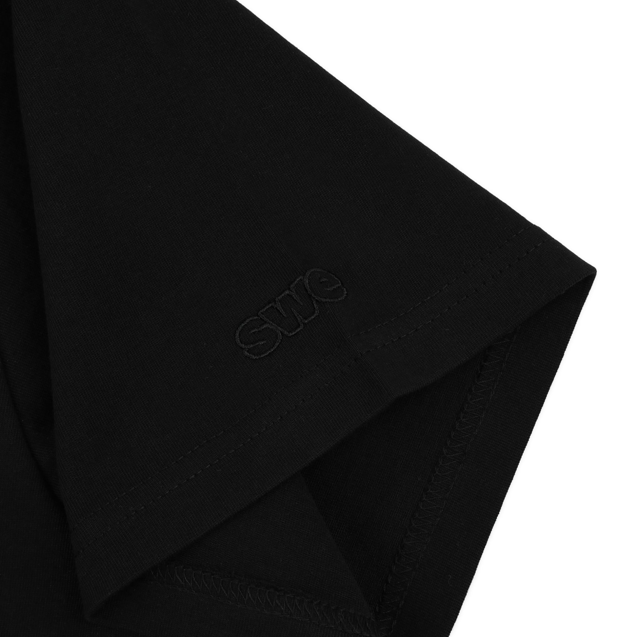 SWE LOOP BOXY TEE - BLACK