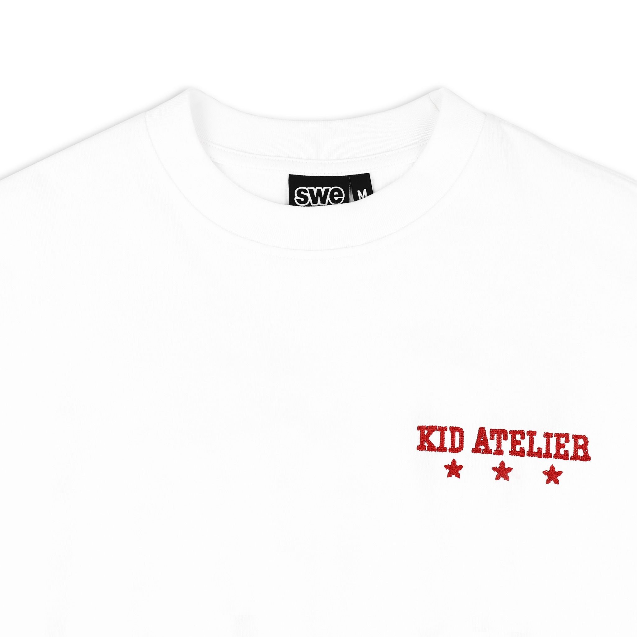 SWE 10 TEE - WHITE/RED