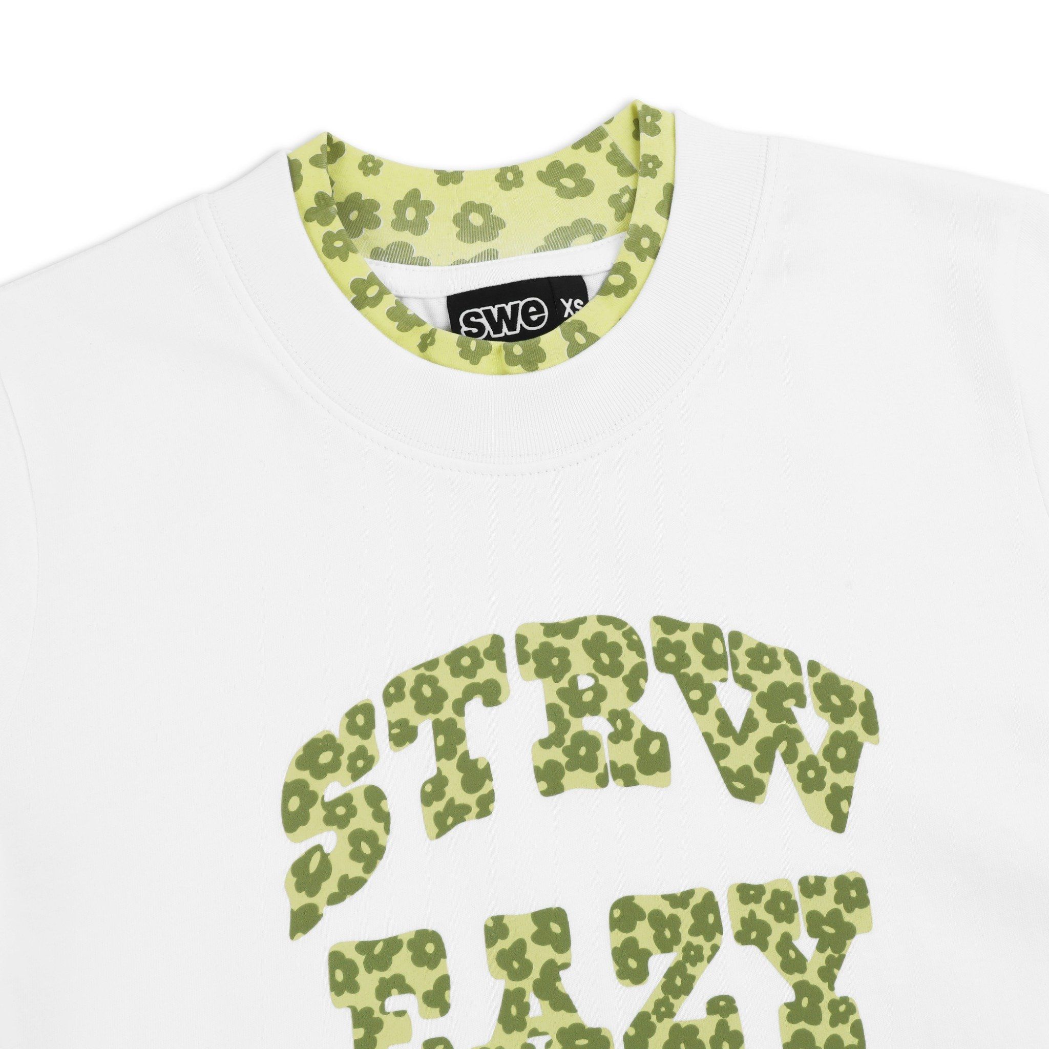 SWE BLOOM BABY TEE - WHITE