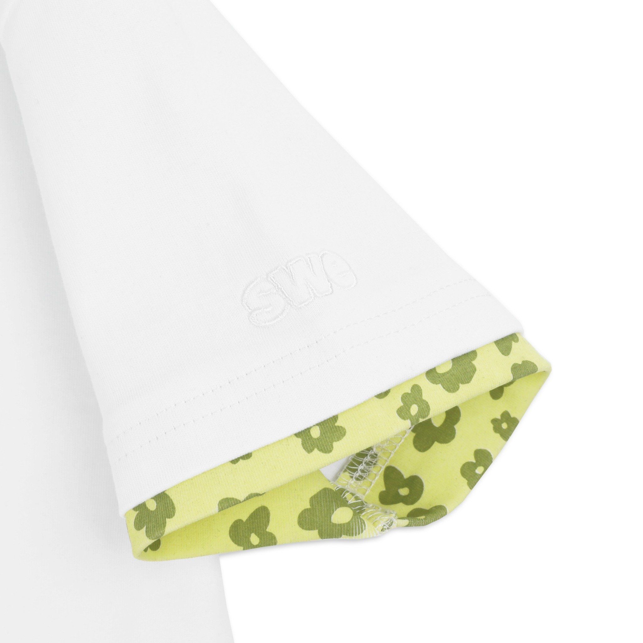 SWE BLOOM BABY TEE - WHITE