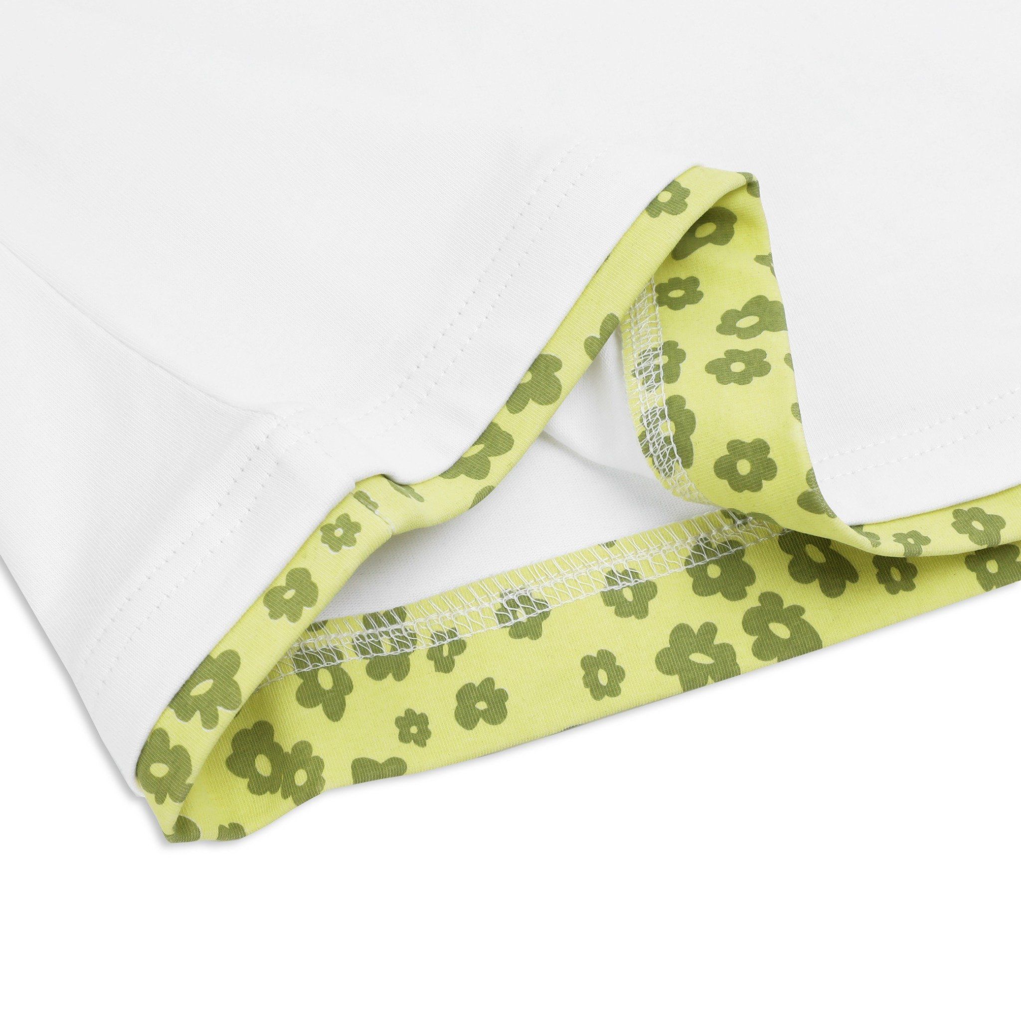 SWE BLOOM BABY TEE - WHITE