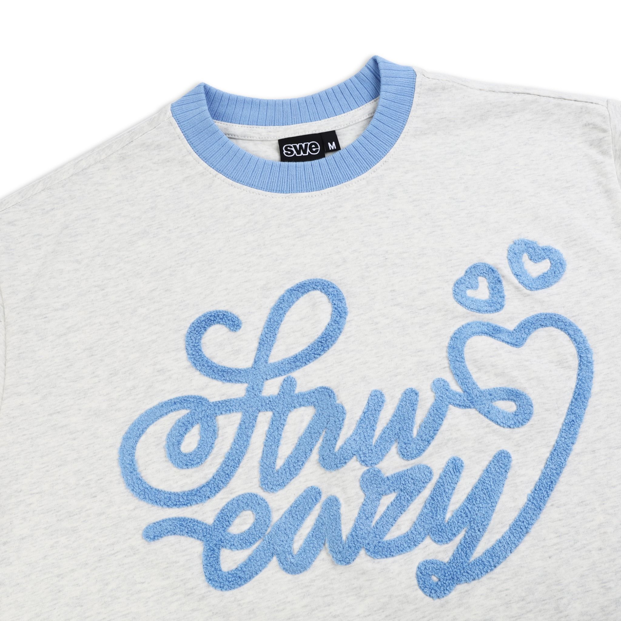 SWE LOOP BOXY TEE - GRAY