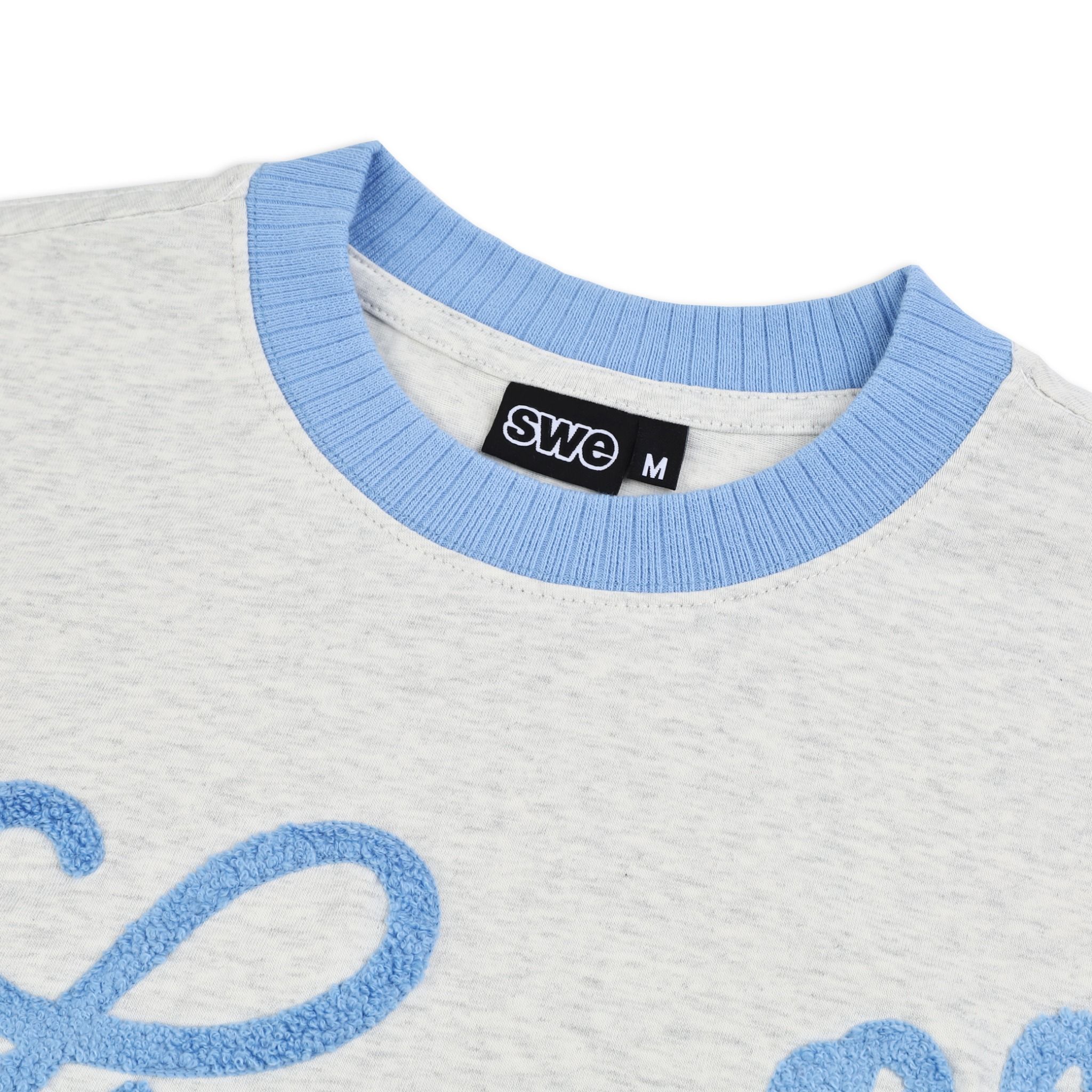 SWE LOOP BOXY TEE - GRAY
