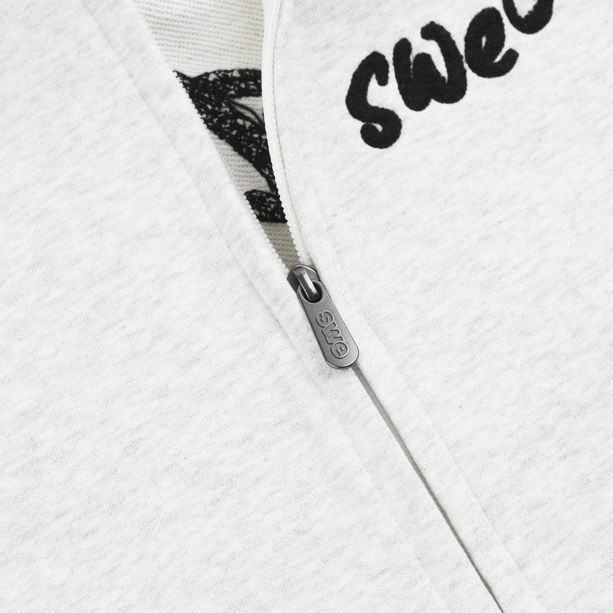 SWE SIGNATURE ZIP HOODIE - GRAY