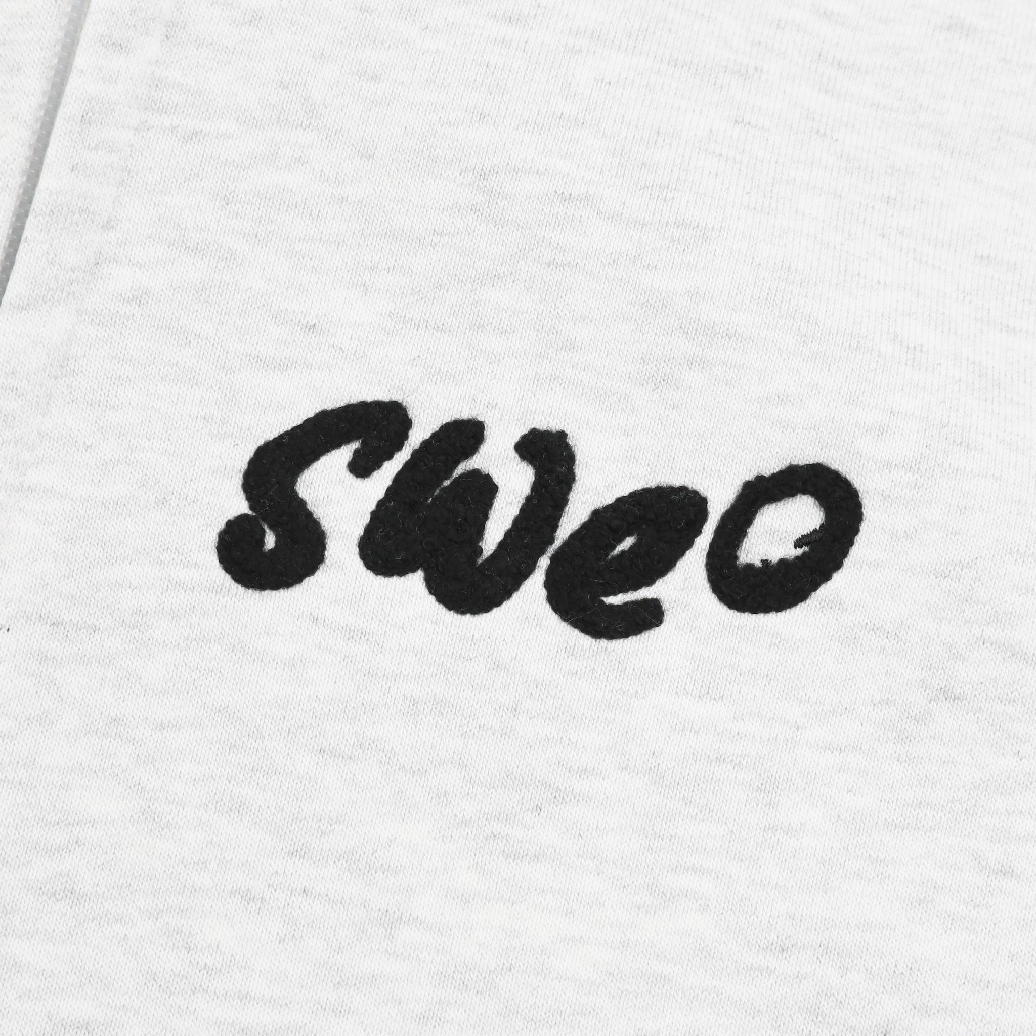 SWE SIGNATURE ZIP HOODIE - GRAY