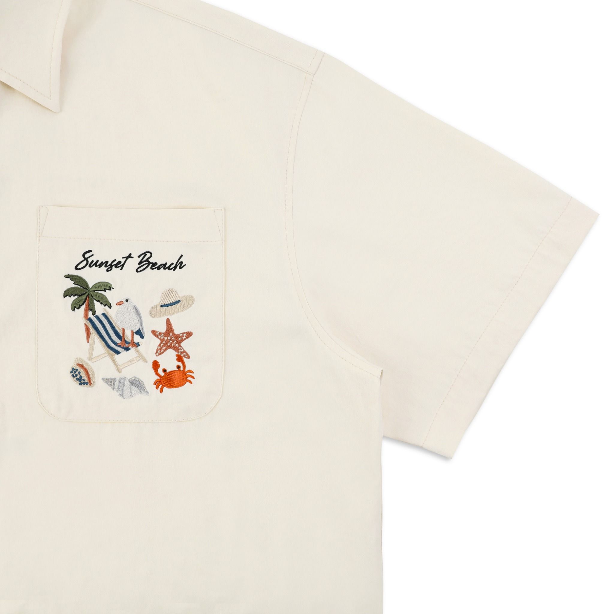 SWE SUNSET POCKET SHIRT - CREAM