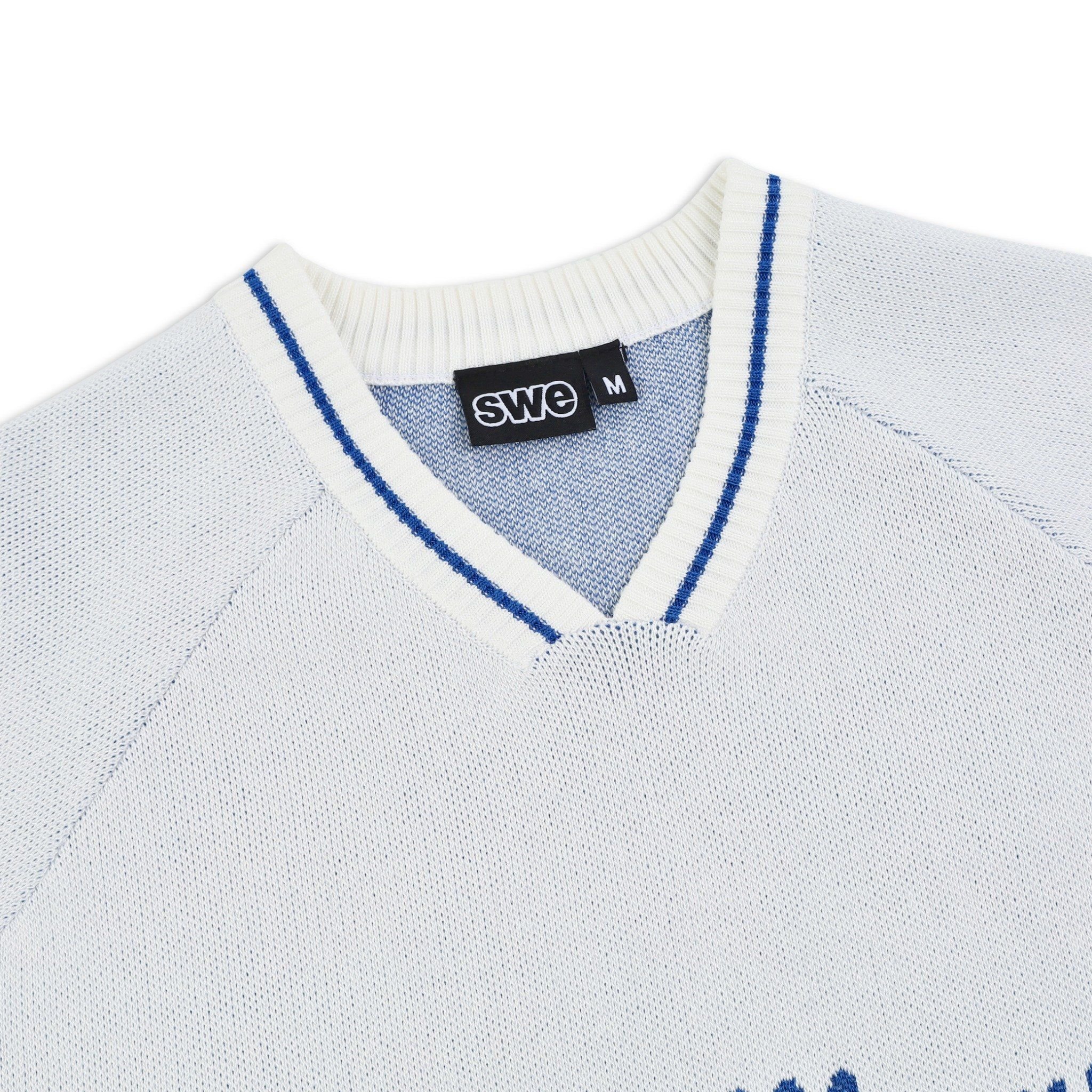 SWE FAM KNIT BOXY TEE - MISTRAL