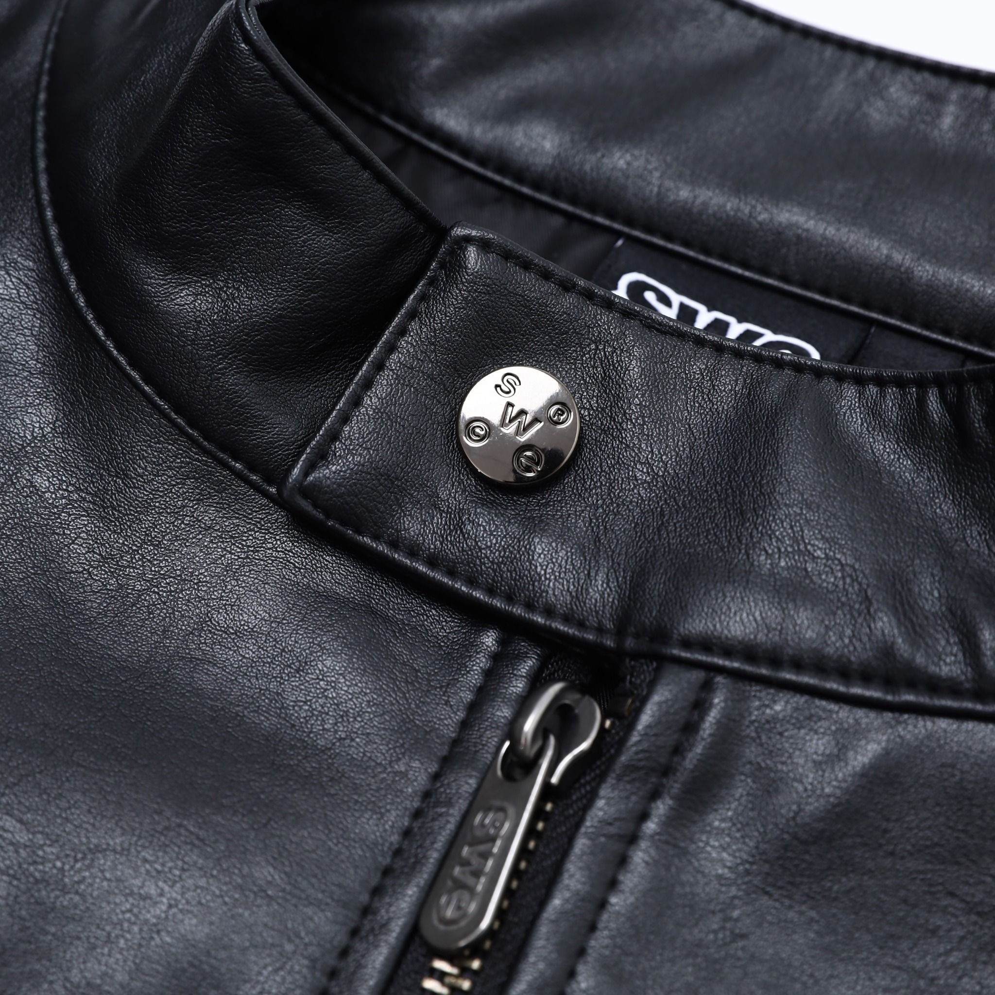 SWE INFINITY LEATHER JACKET - BLACK