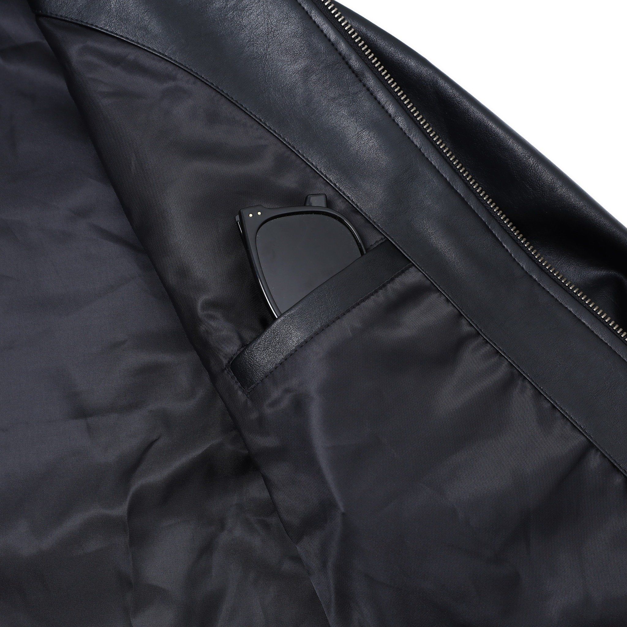 SWE INFINITY LEATHER JACKET - BLACK