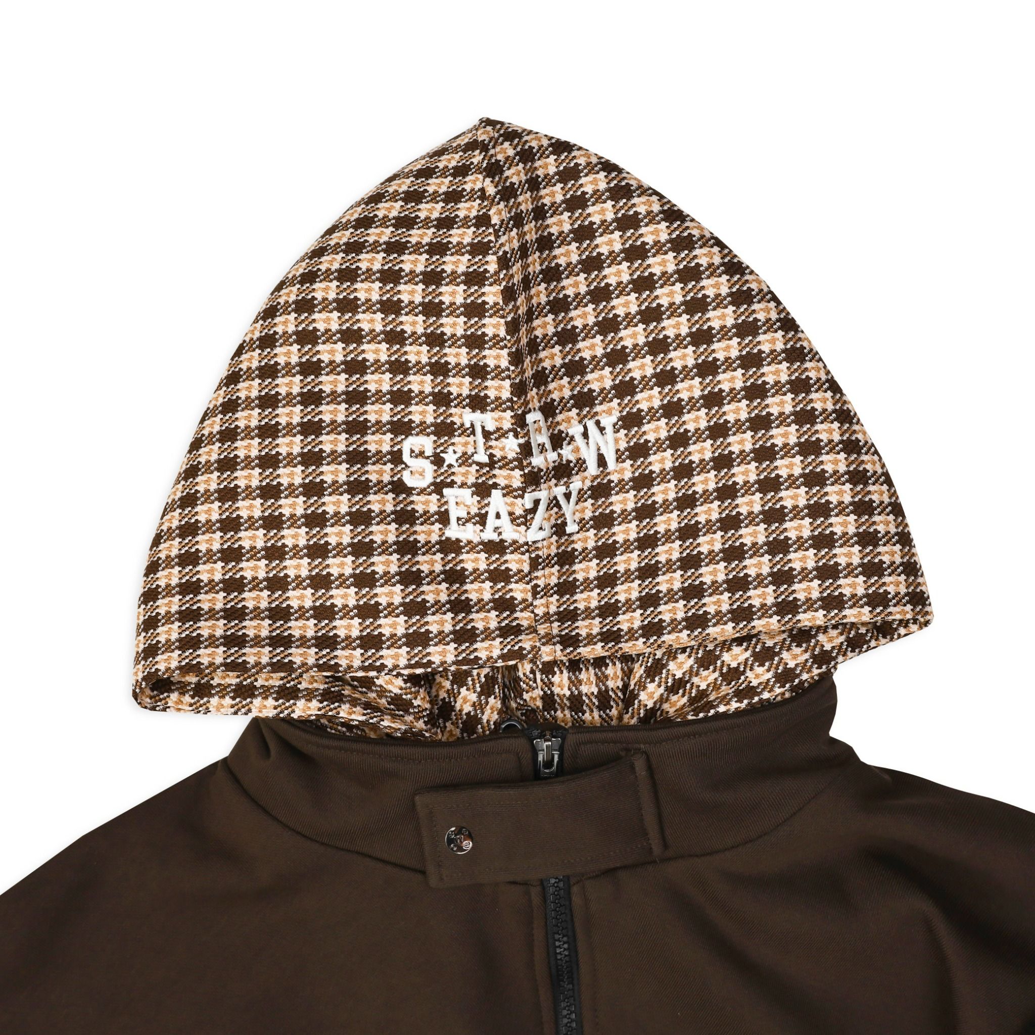 SWE HOODSTACK ZIP JACKET - BROWN