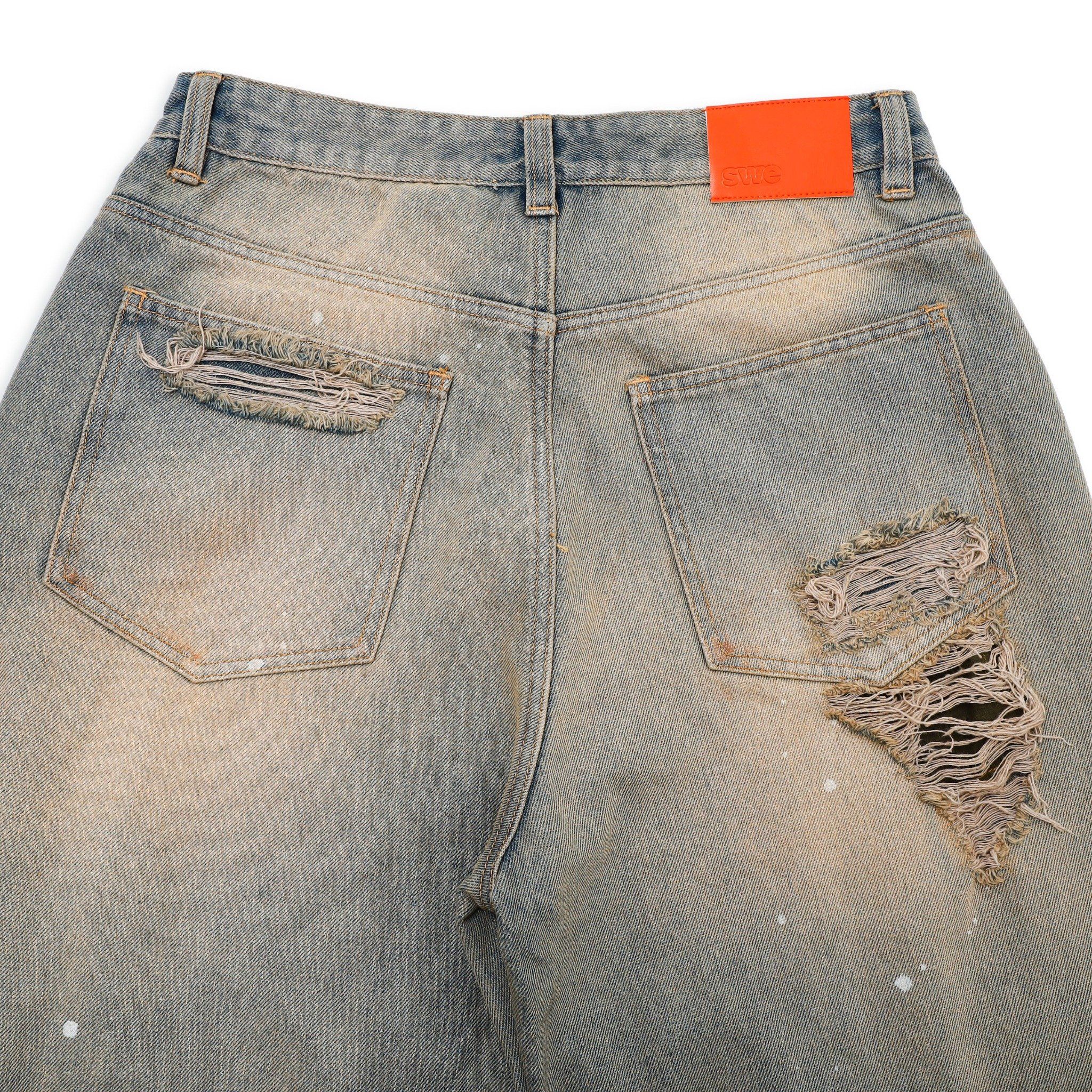 SWE DUNE DESTROYED JEANS - BLUE