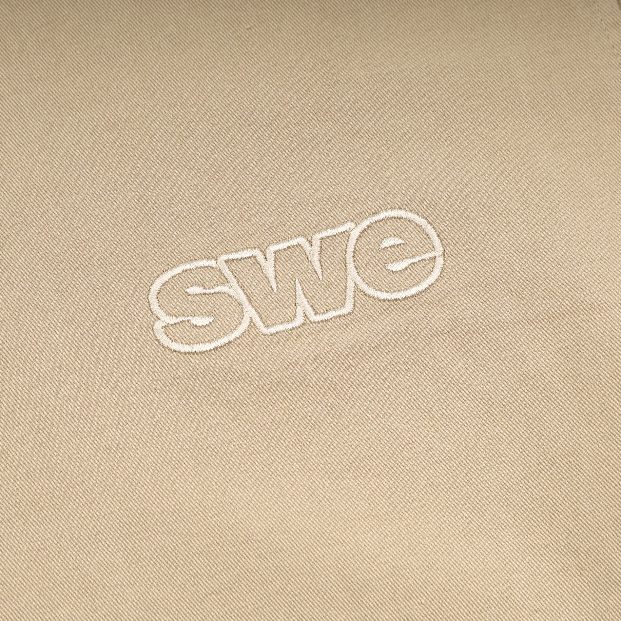 SWE PIN BUTTON SHIRT - BEIGE