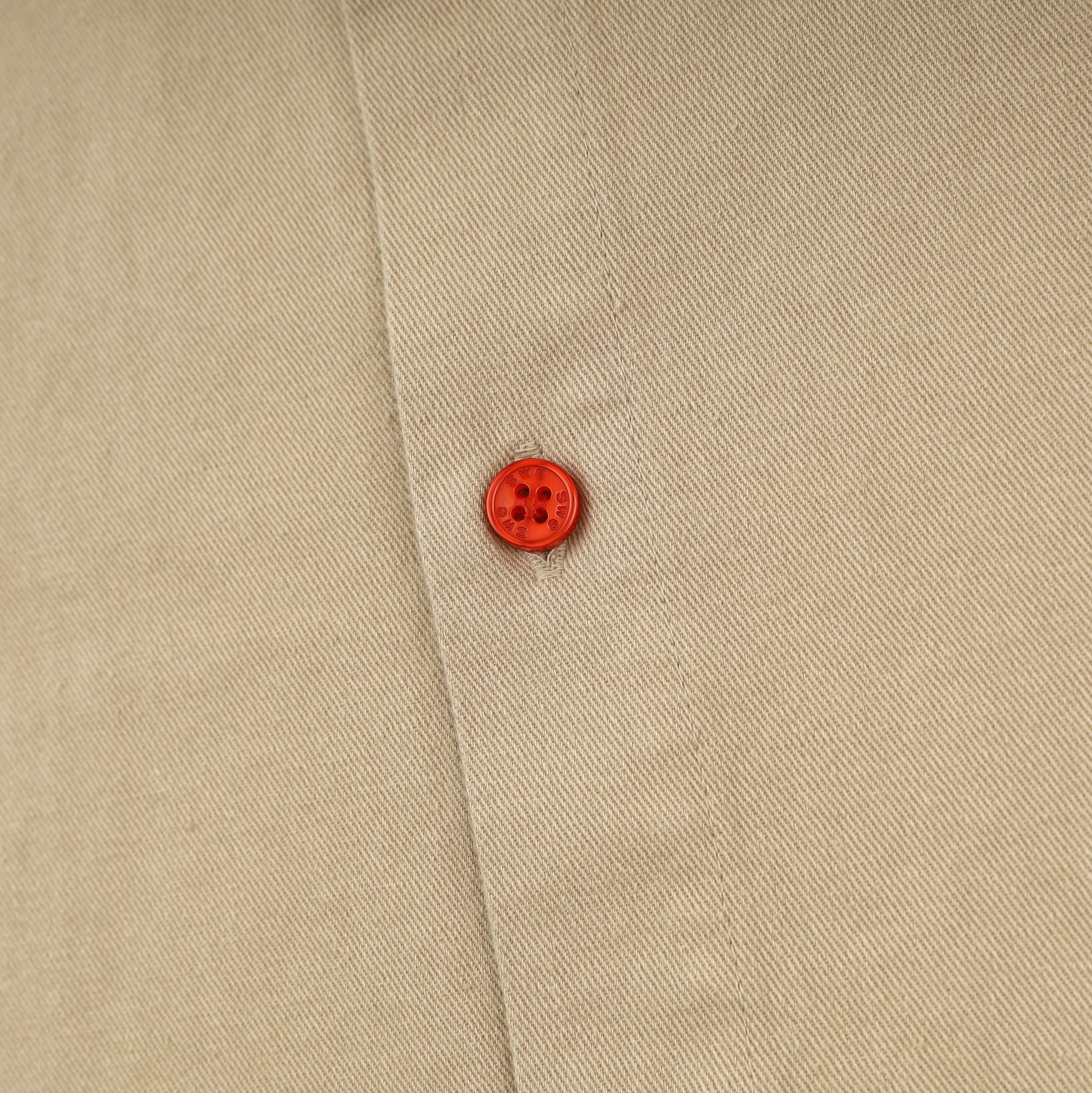 SWE PIN BUTTON SHIRT - BEIGE