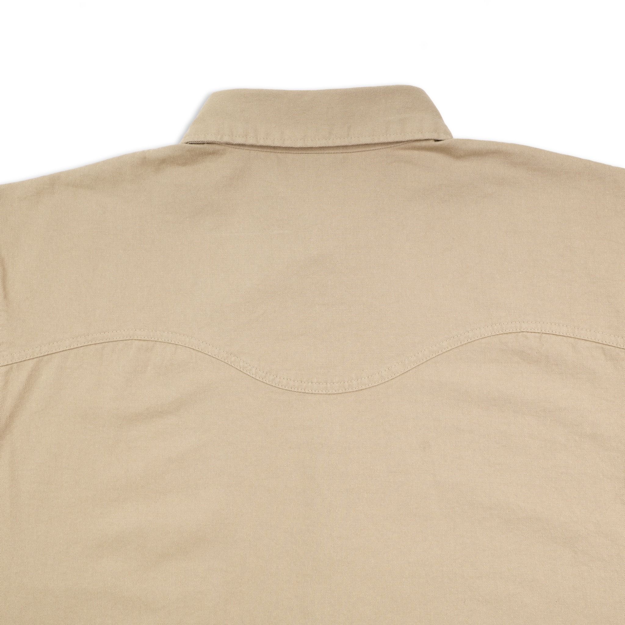 SWE PIN BUTTON SHIRT - BEIGE