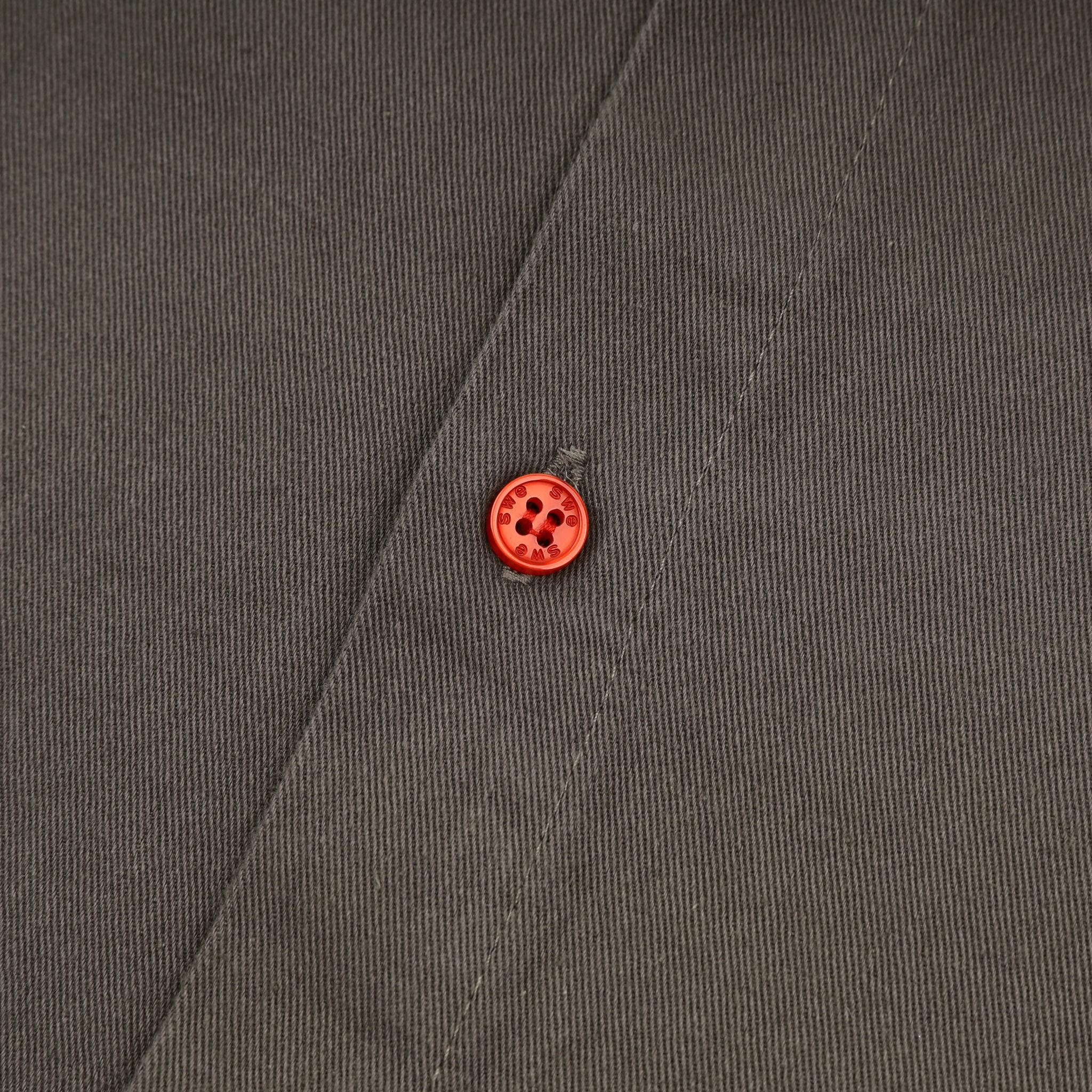 PIN BUTTON SHIRT - GRAY