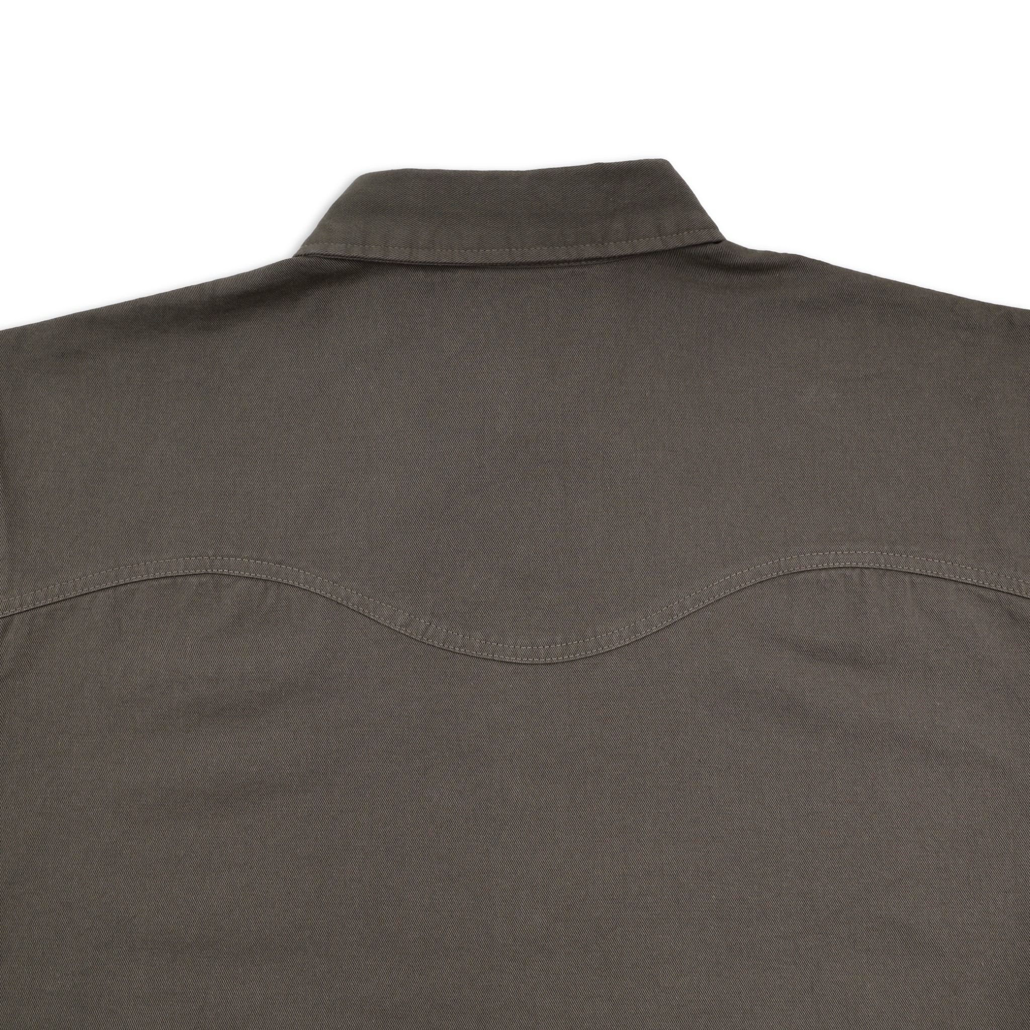 PIN BUTTON SHIRT - GRAY