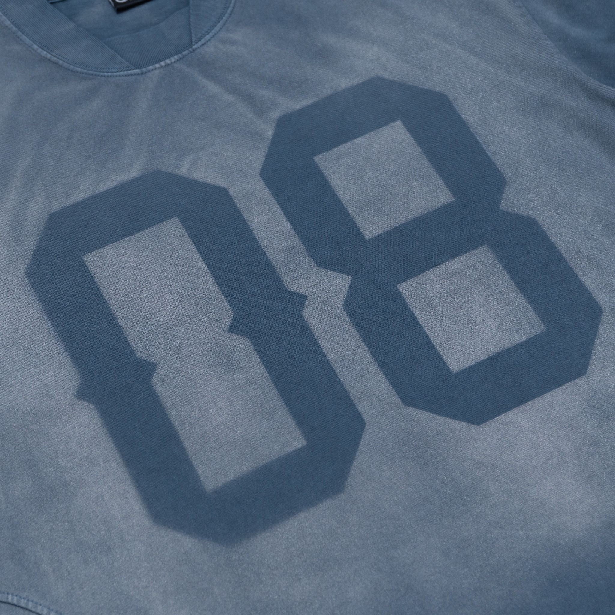 SWE 8TH WASHED TEE - STORM BLUE