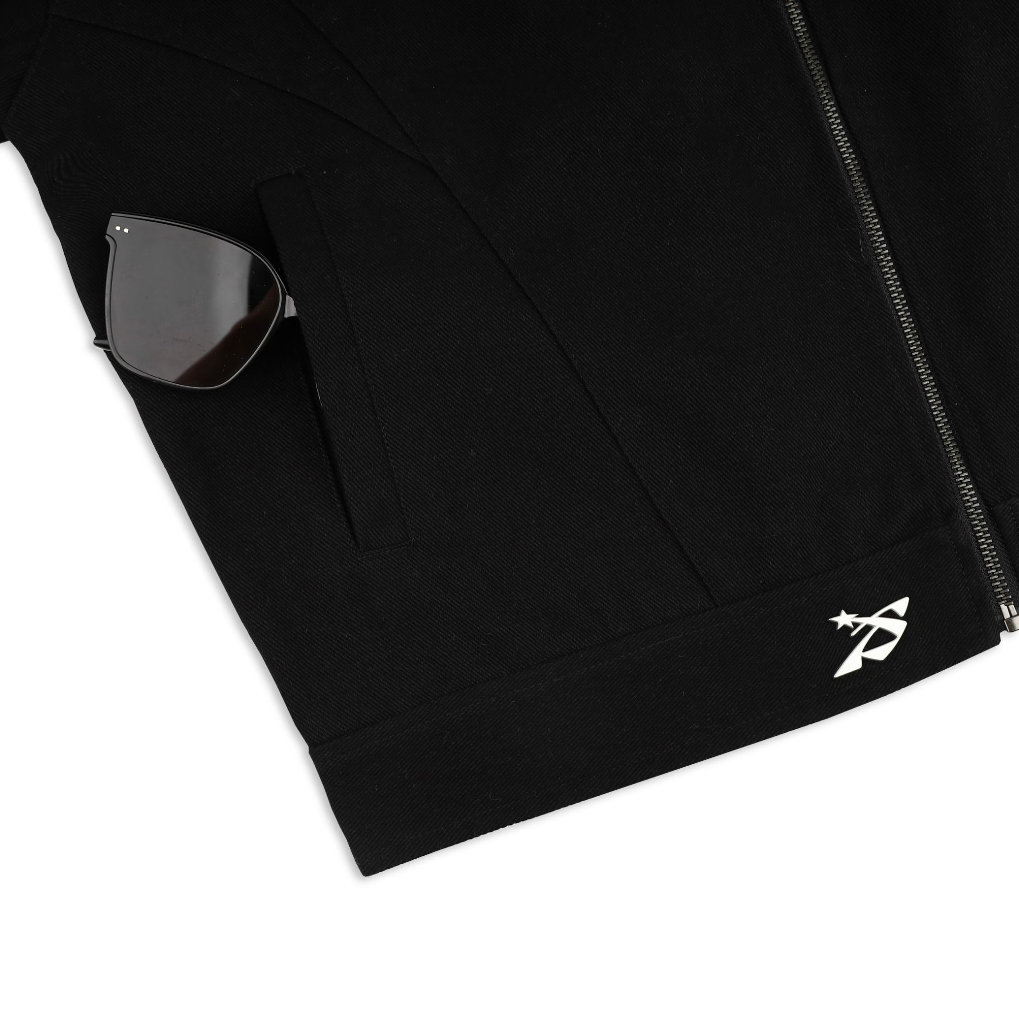 SCRIPT JACKET - BLACK
