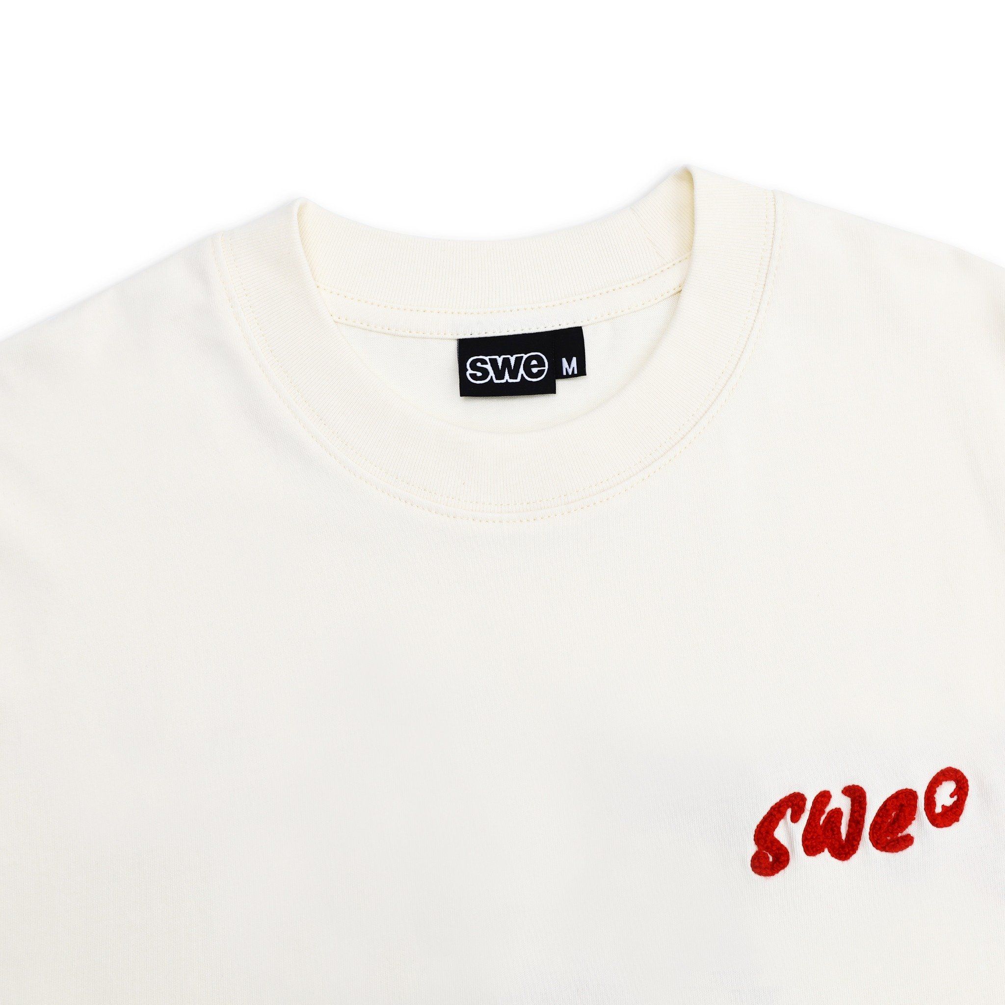 SWE SIGNATURE TEE - CREAM