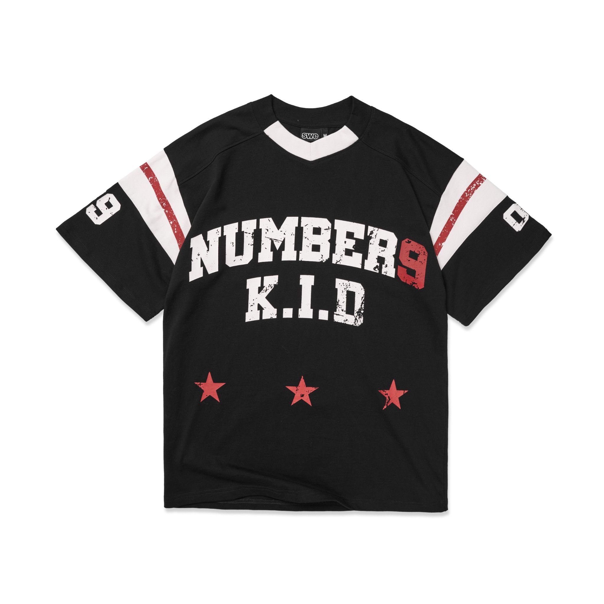 IX JERSEY TEE - BLACK