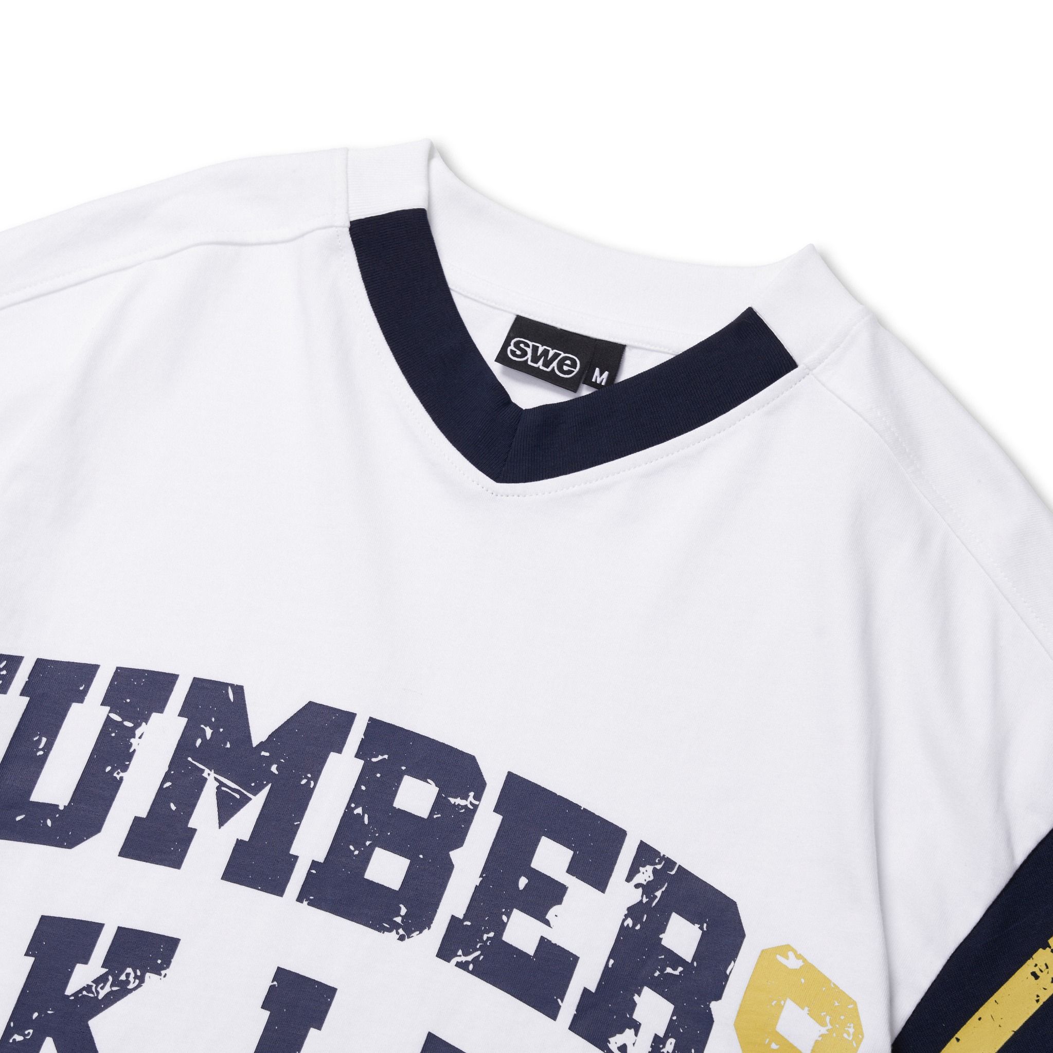 SWE IX JERSEY TEE - WHITE