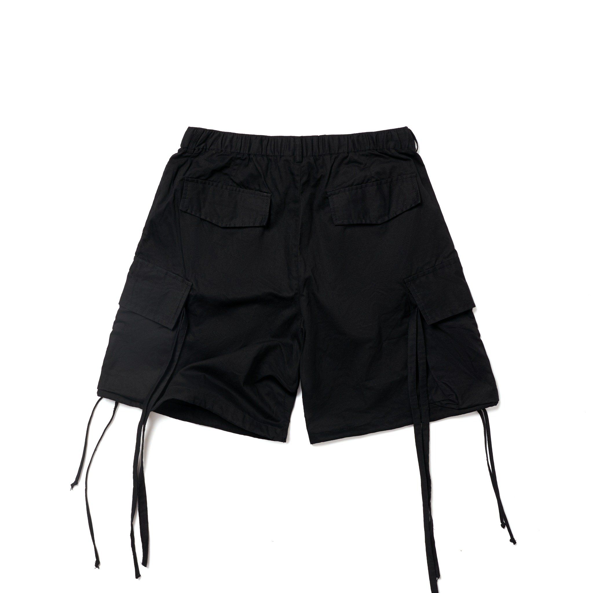 SWE BAGGY CARGO SHORTS - BLACK