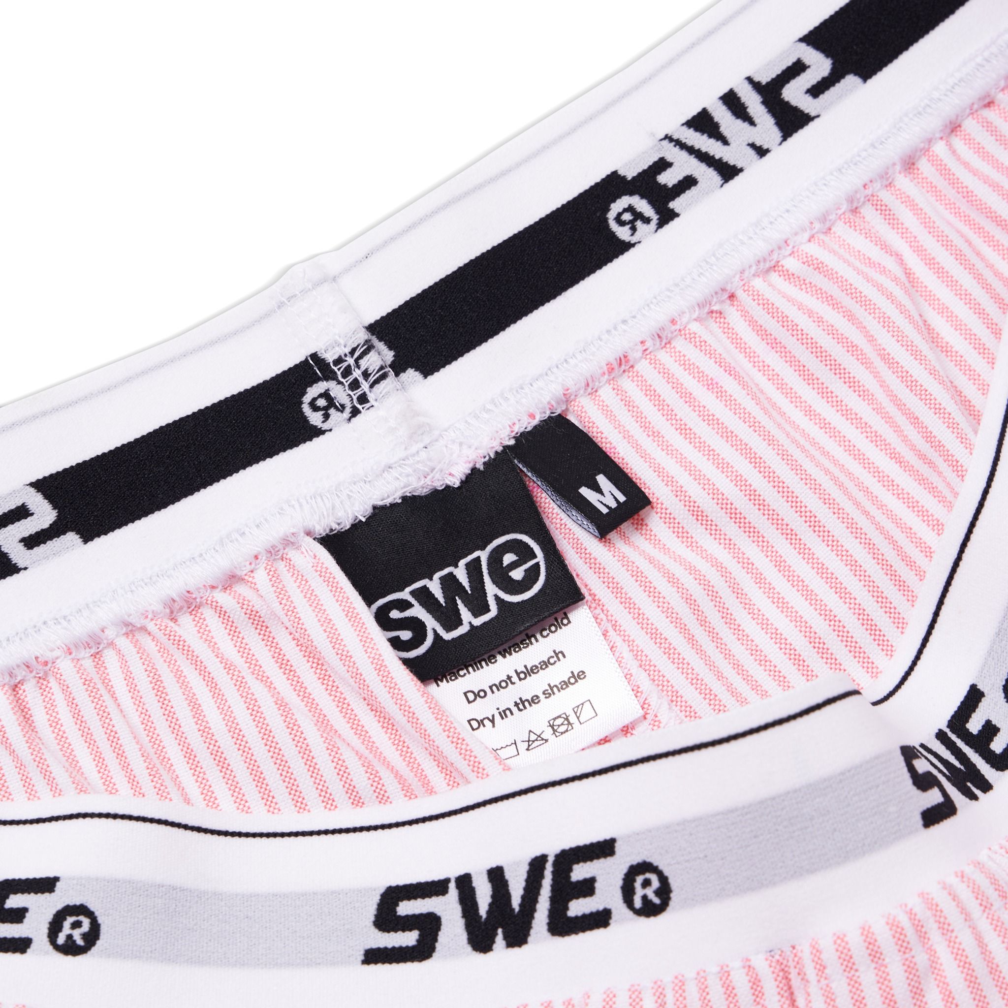 BOXER SHORTS - STRIPED PINK