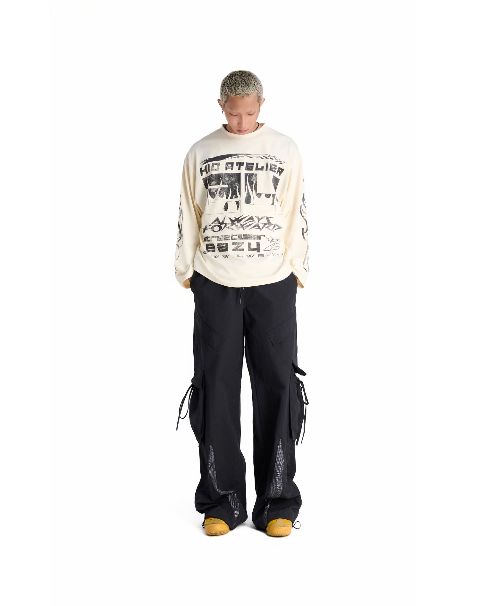 SWE YOUTH LS TEE - CREAM
