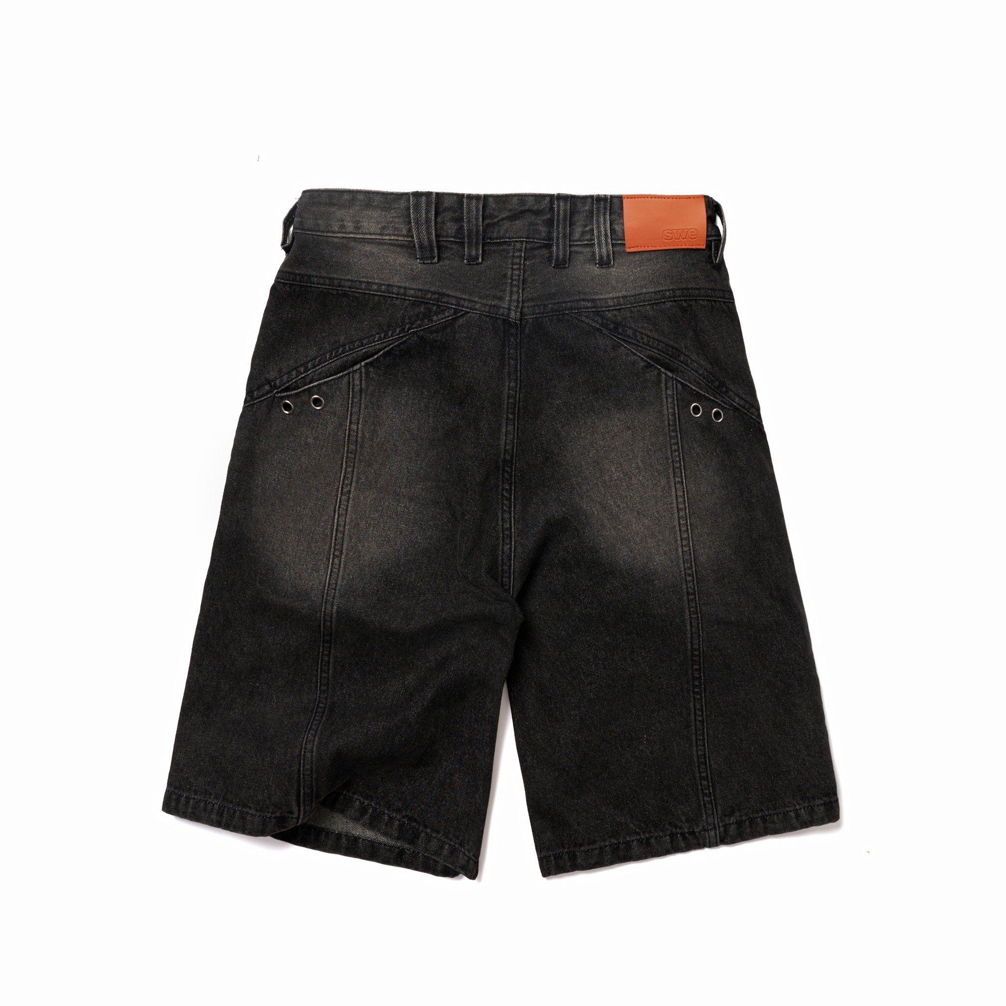 SWE CHOPPED DENIM SHORTS - WASHED