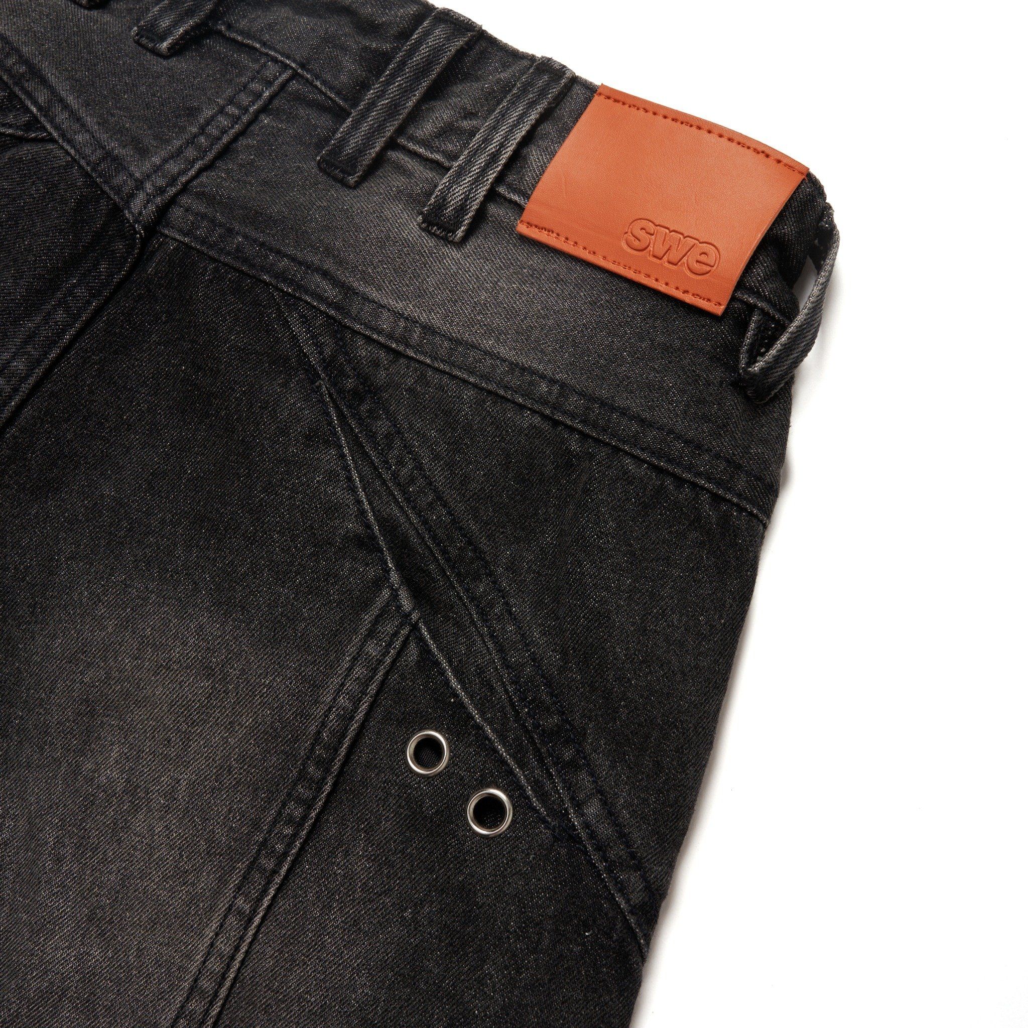 SWE CHOPPED DENIM SHORTS - WASHED