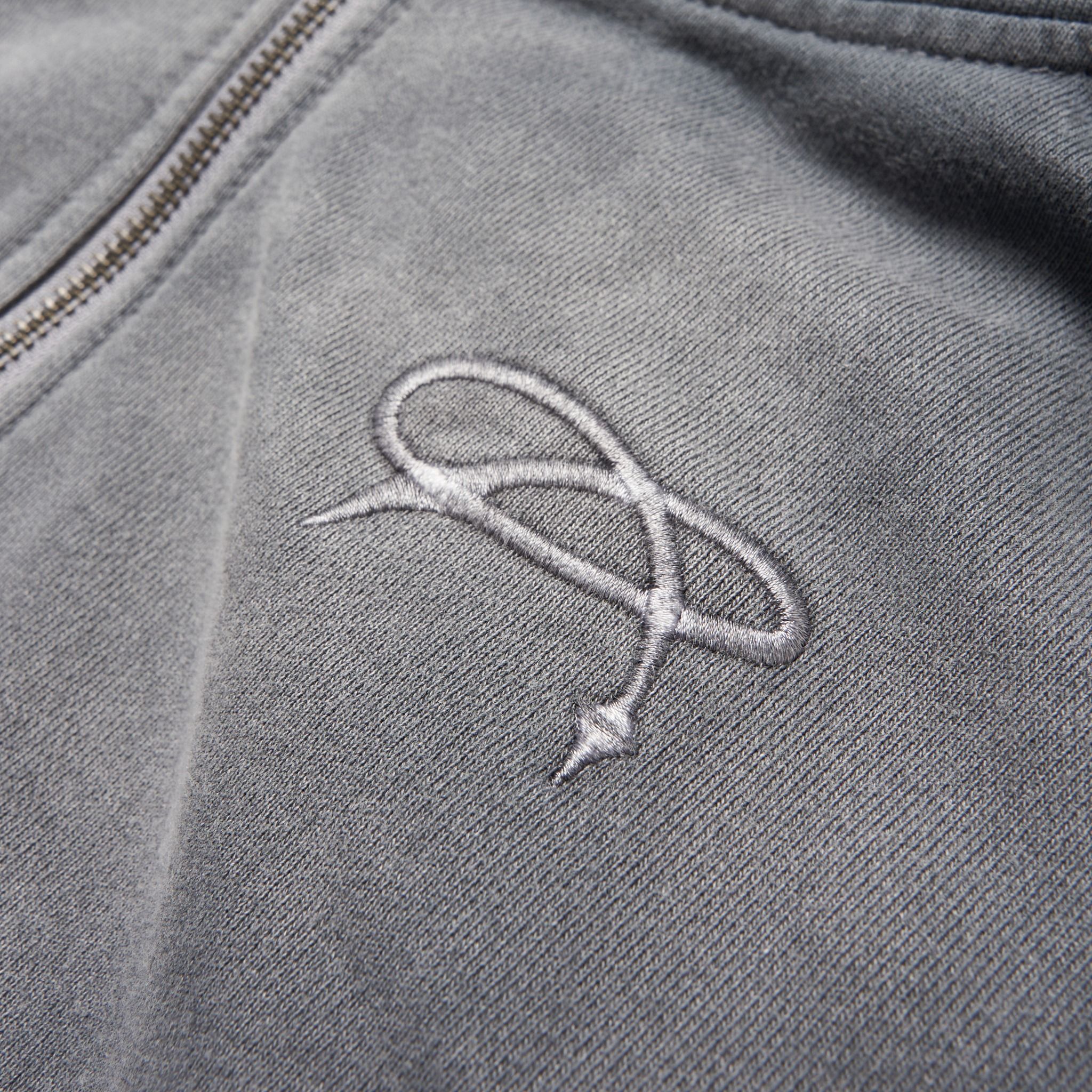 SWE LOOSE ZIP HOODIE - WASHED