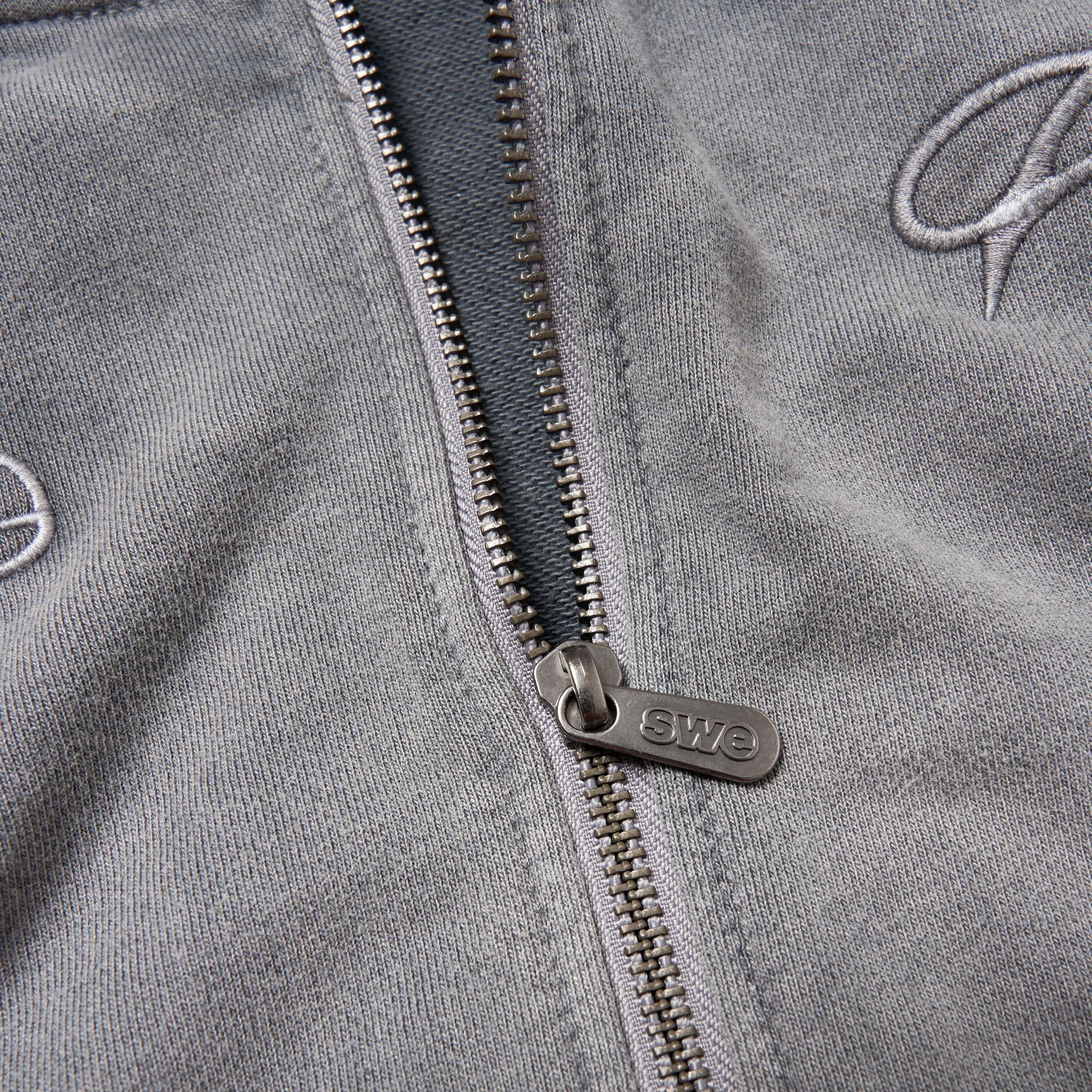 SWE LOOSE ZIP HOODIE - WASHED