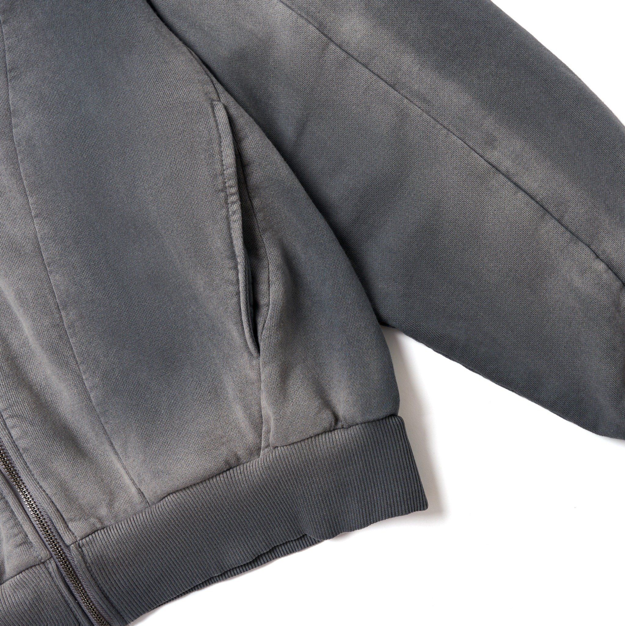 SWE LOOSE ZIP HOODIE - WASHED