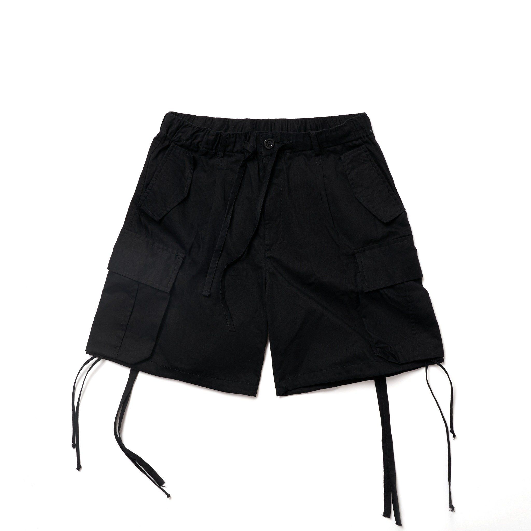 SWE BAGGY CARGO SHORTS - BLACK