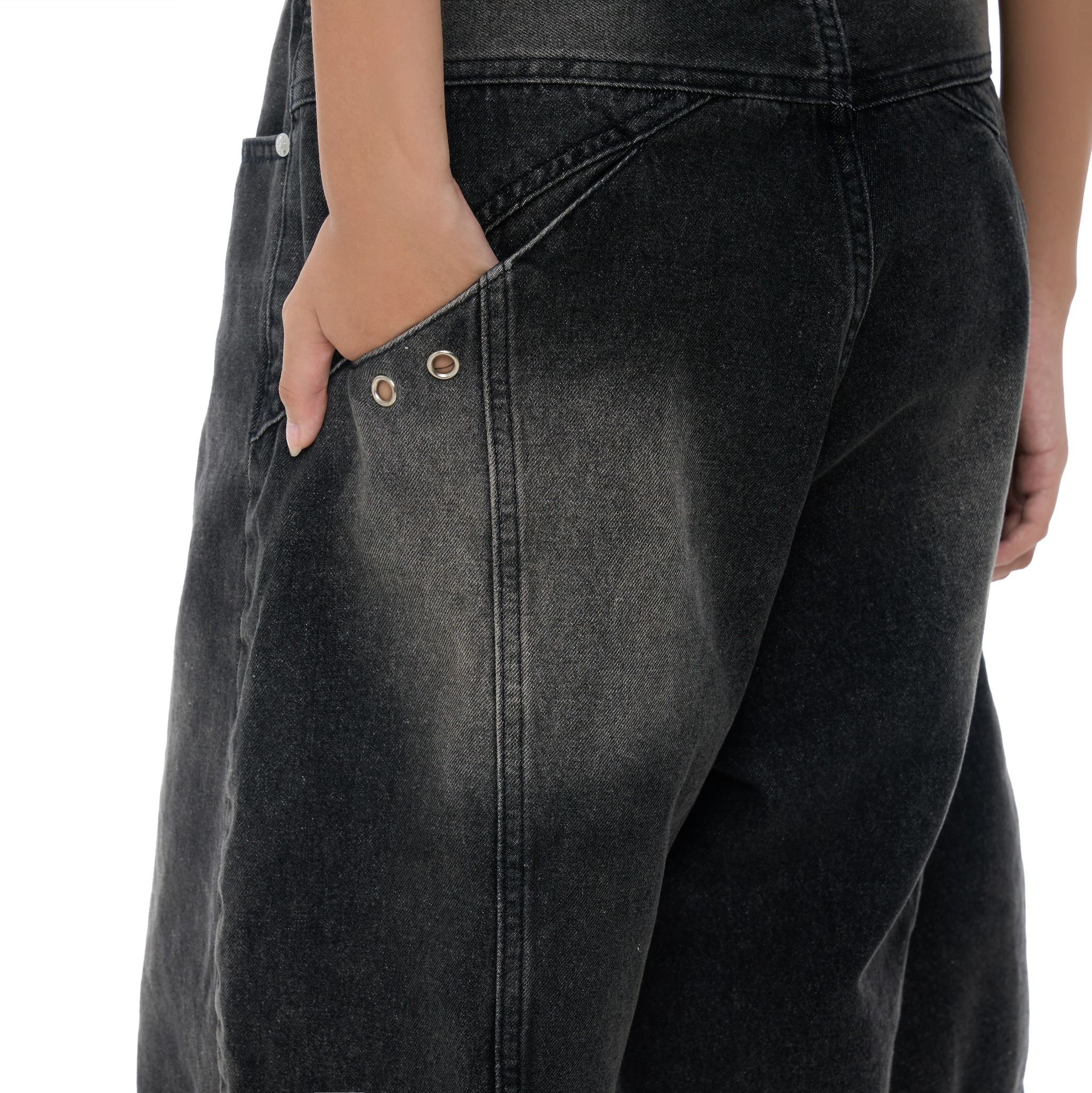 SWE CHOPPED DENIM SHORTS - WASHED