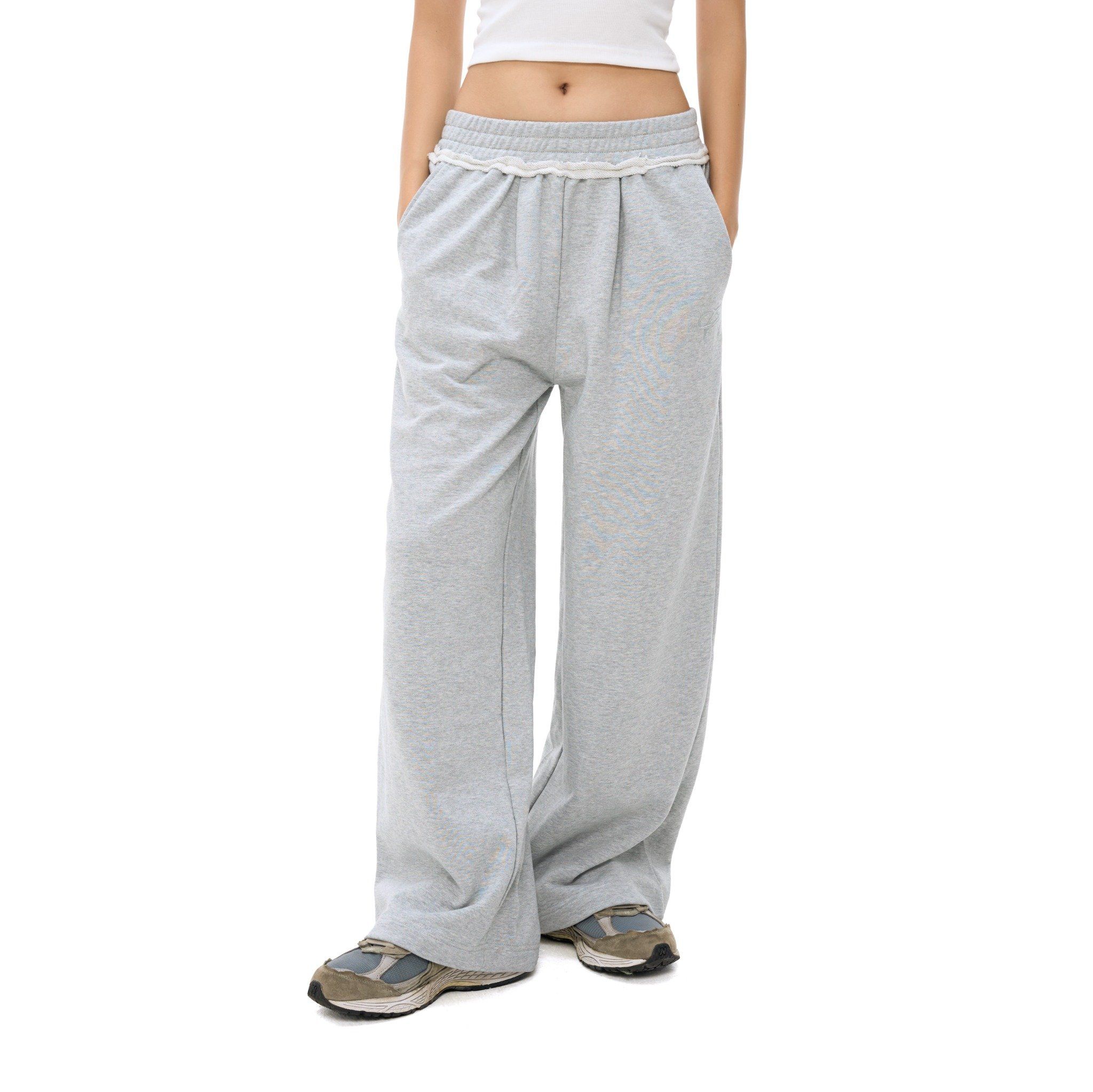 LOOSE SWEATPANTS - GRAY