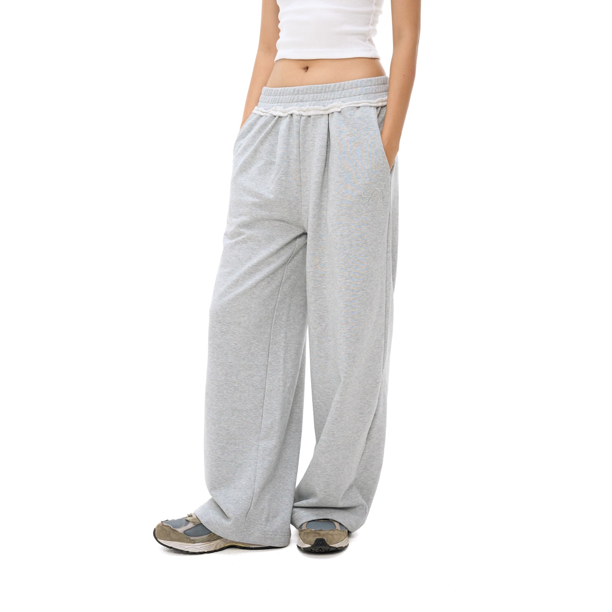 LOOSE SWEATPANTS - GRAY