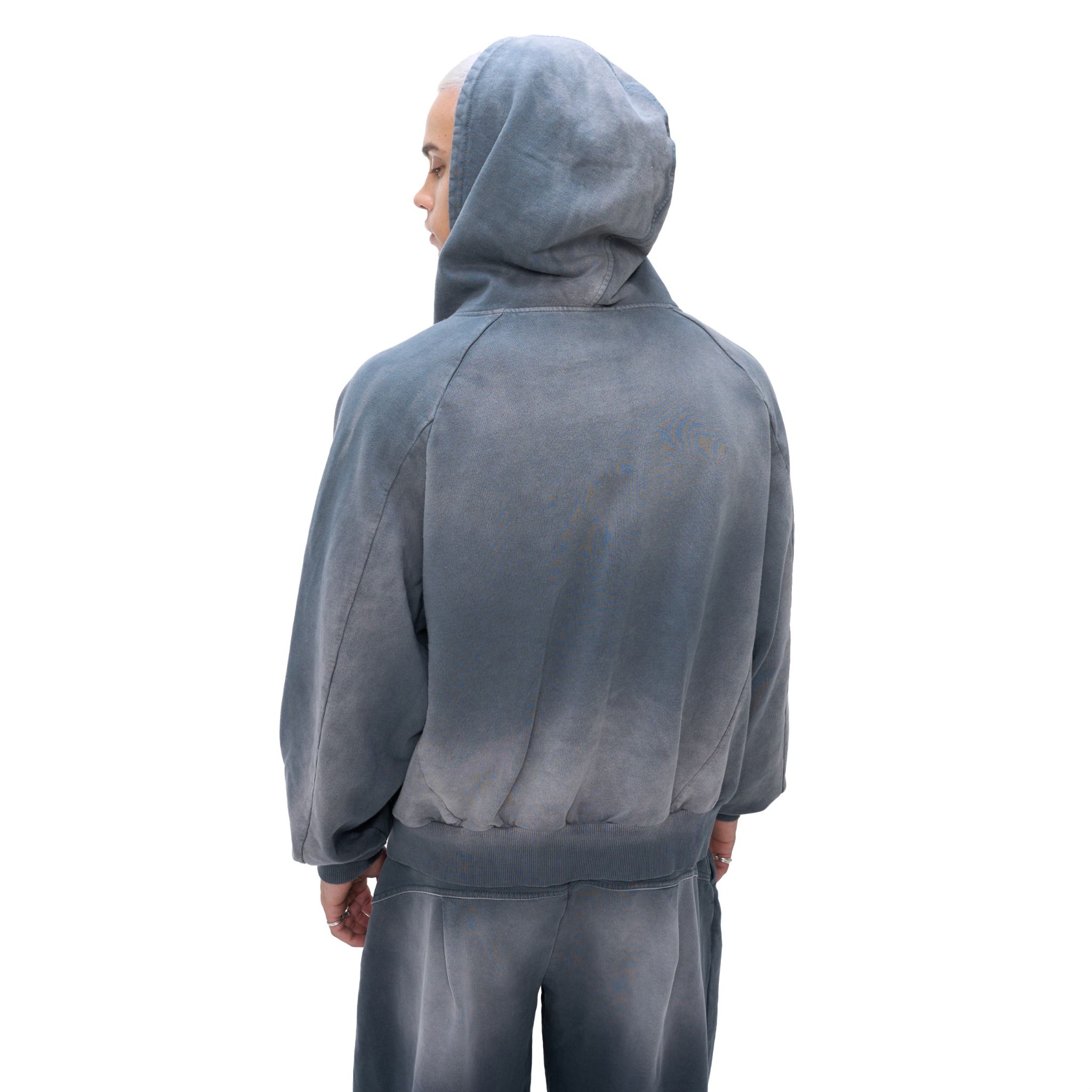 SWE LOOSE ZIP HOODIE - WASHED
