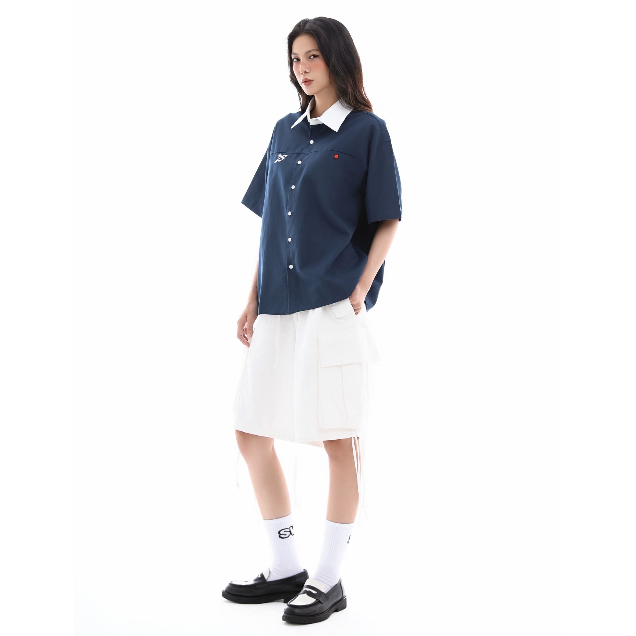 COLLAR SHIRT - BLUE