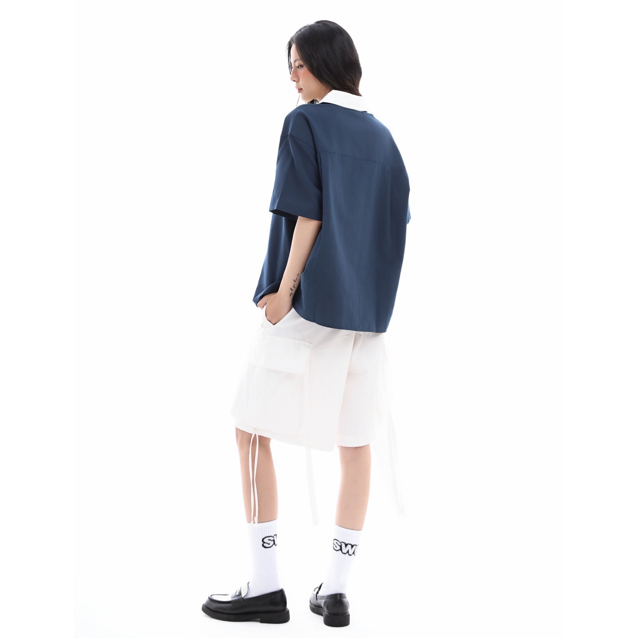 COLLAR SHIRT - BLUE