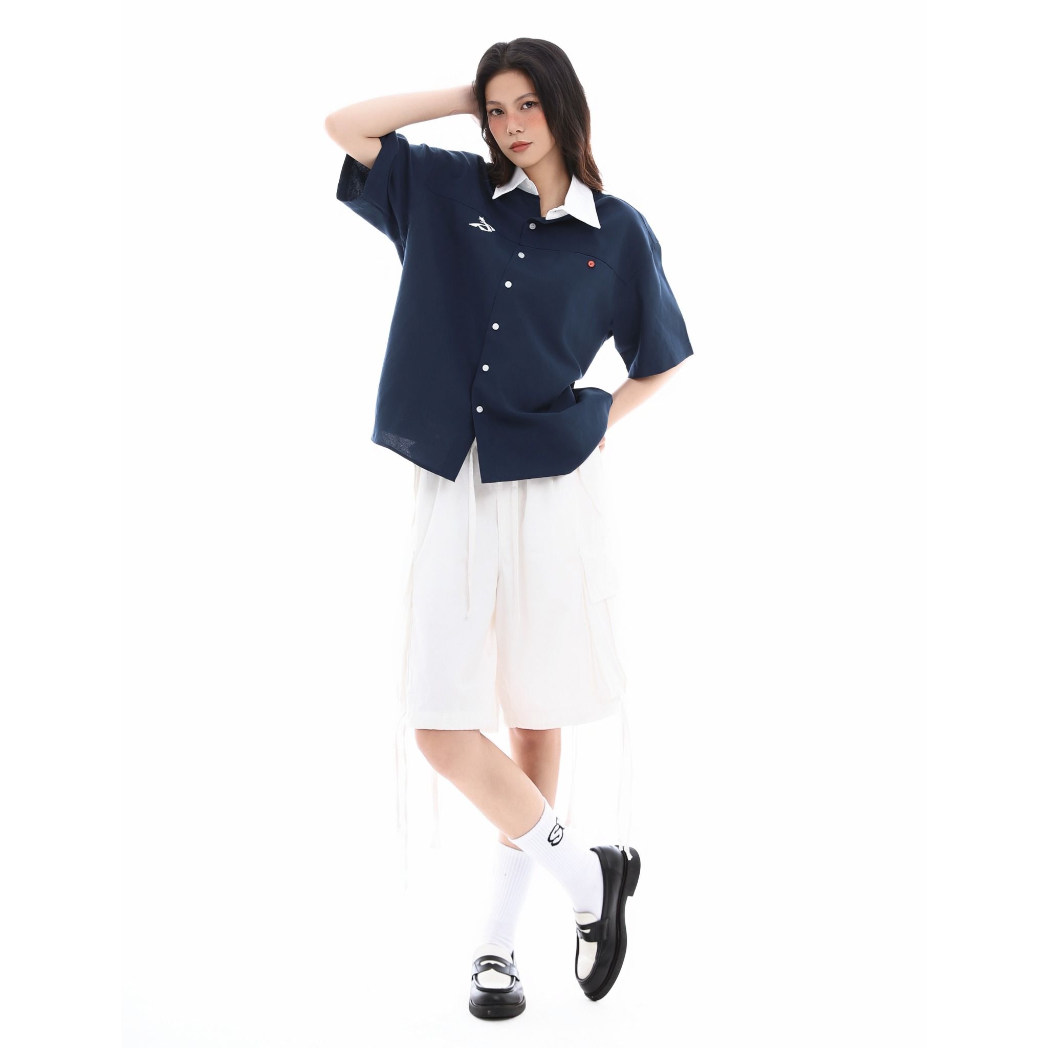 COLLAR SHIRT - BLUE