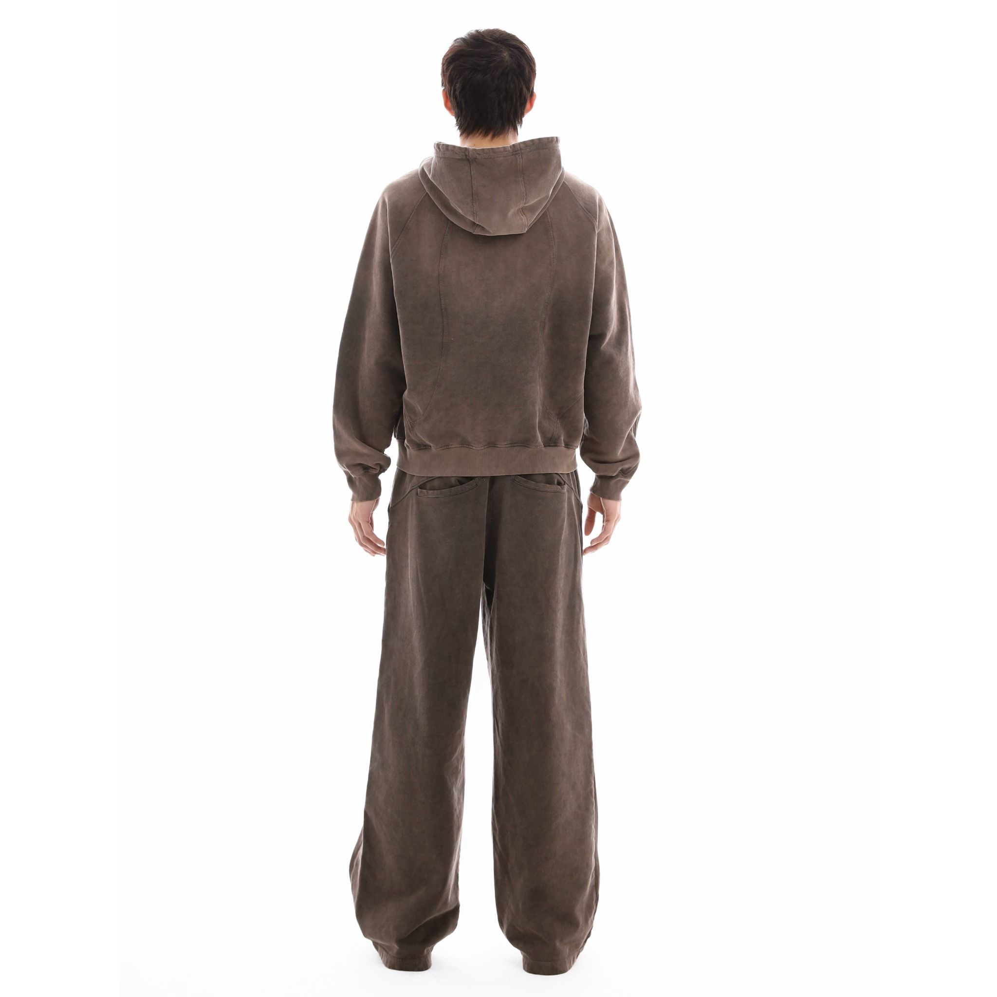 SWE EMBLEM WASHED HOODIE - RUSTIC