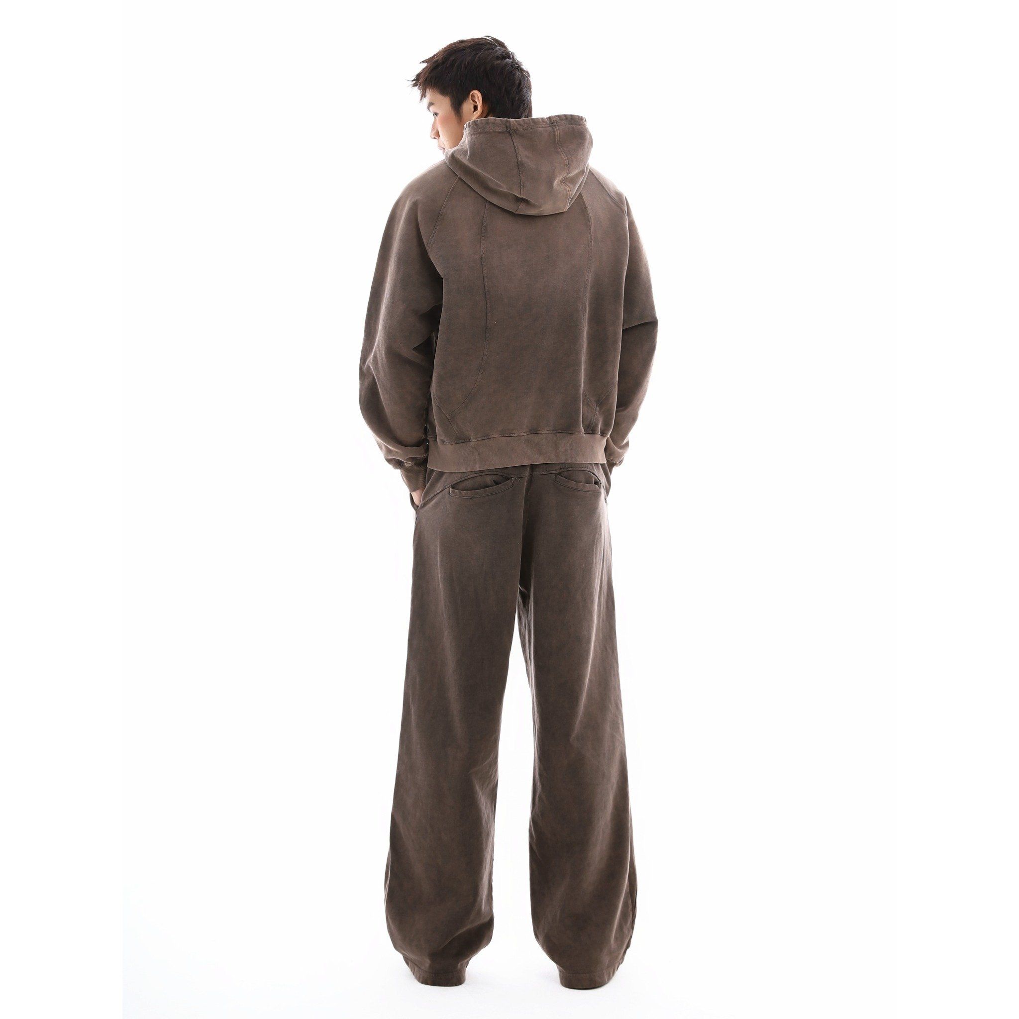 SWE EMBLEM WASHED HOODIE - RUSTIC