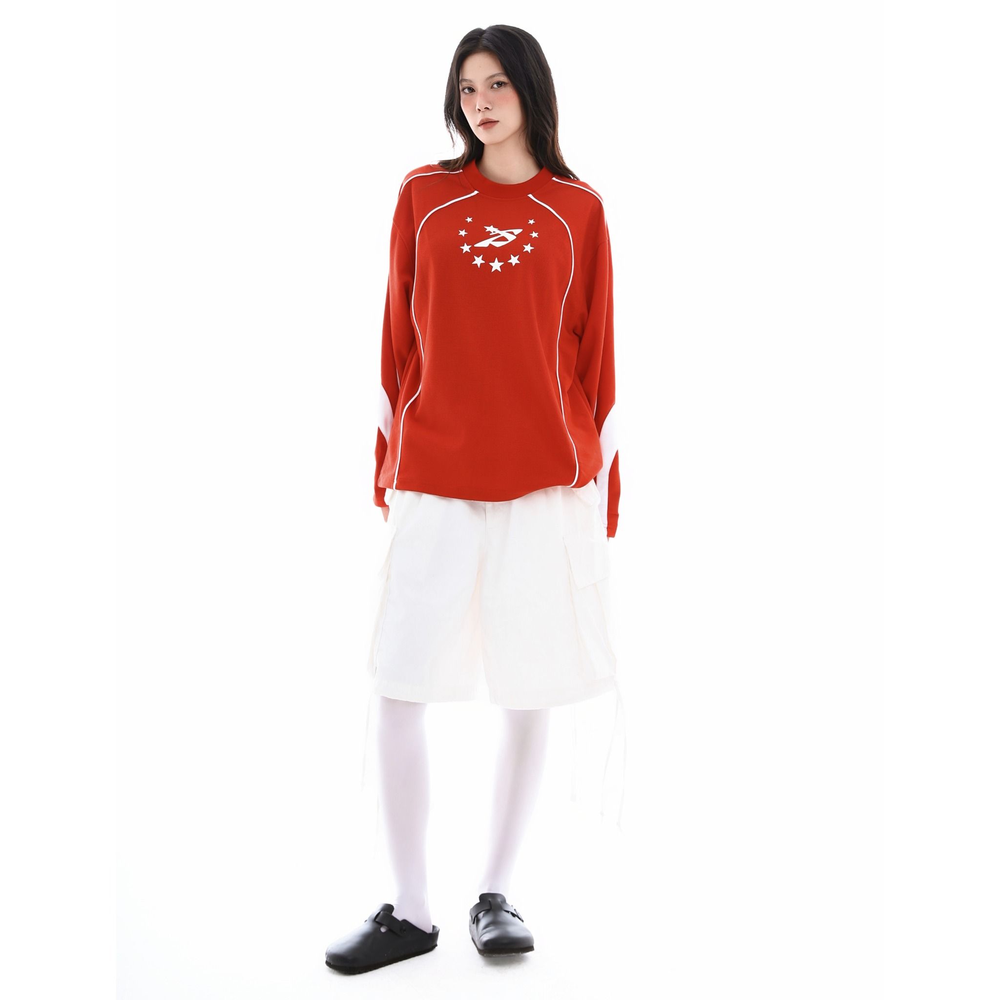 SWE ORBIT LS TEE - RED
