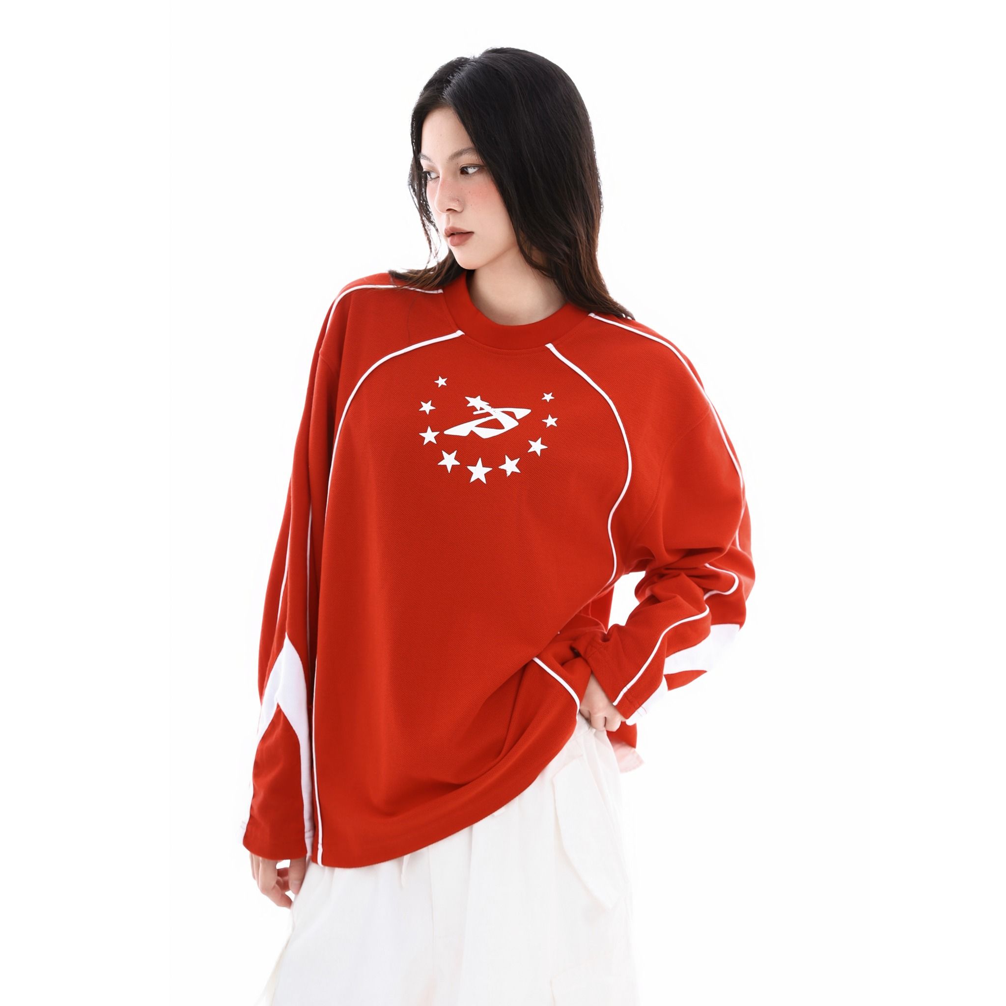 SWE ORBIT LS TEE - RED