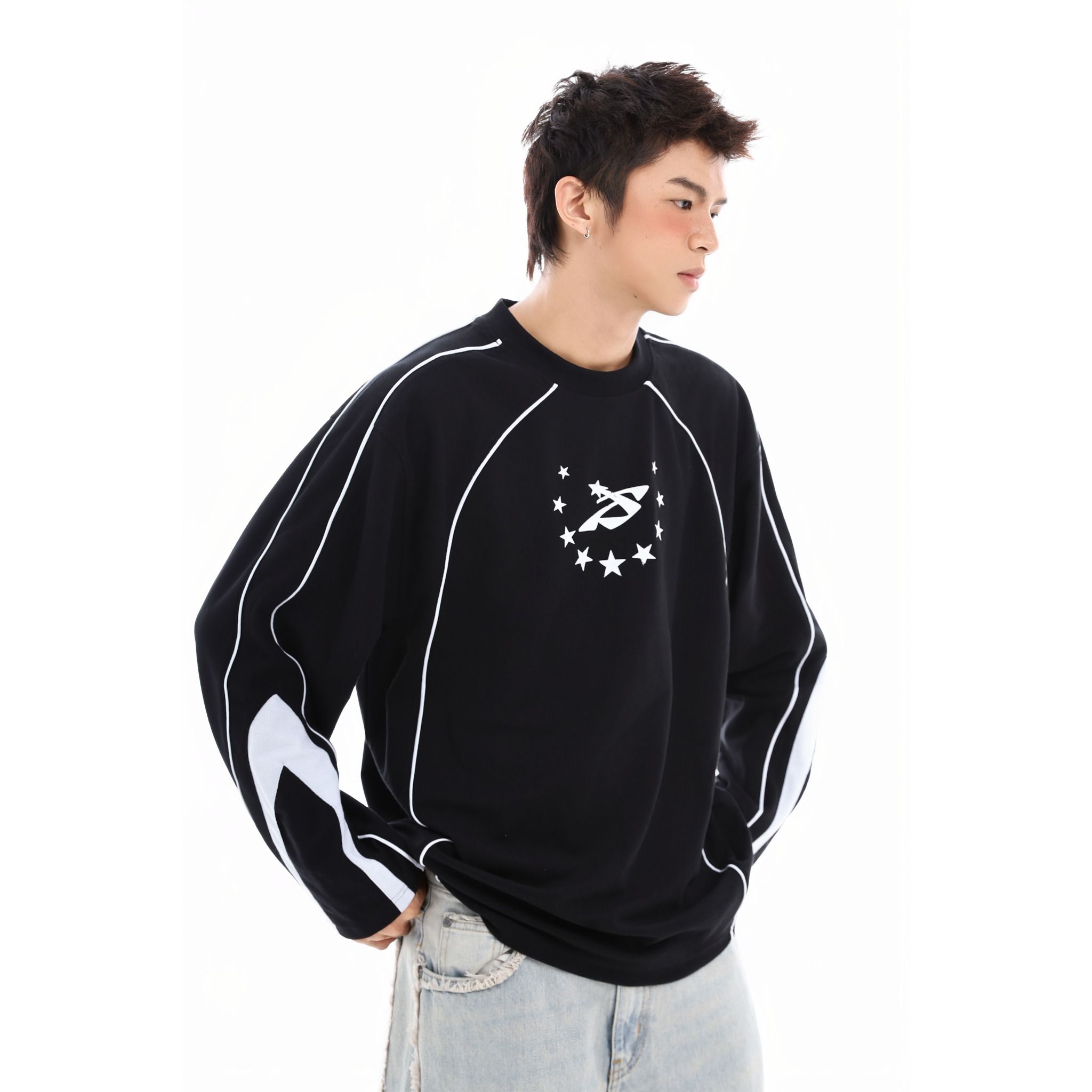 ORBIT LS TEE - BLACK